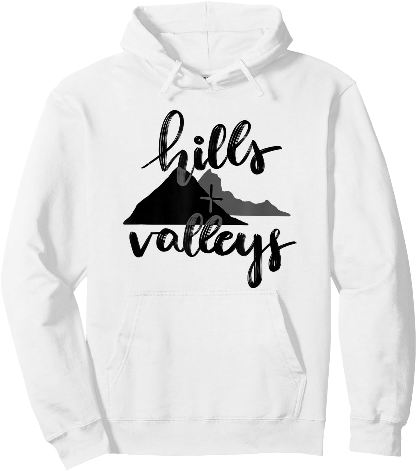 Hills and Valleys Hoodie - Hoodie | White