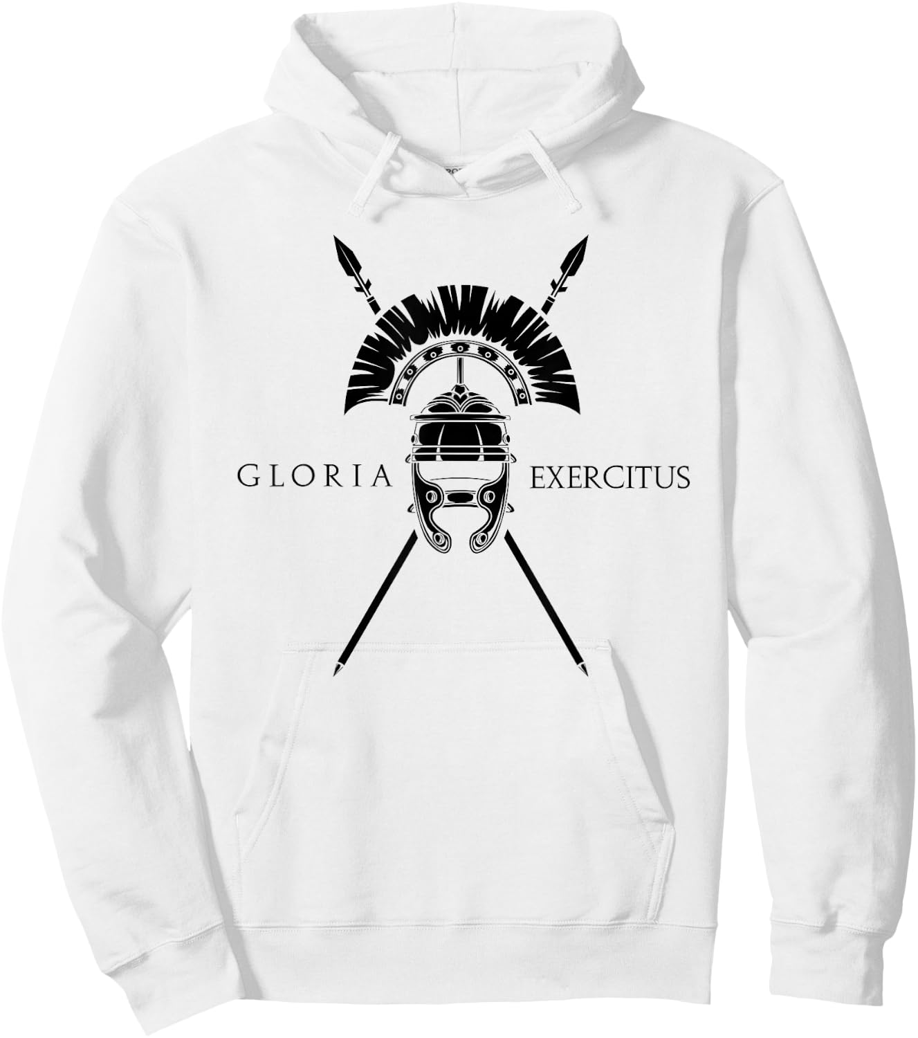 Roman Centurion Gloria Exercitus Hoodie - Hoodie | White