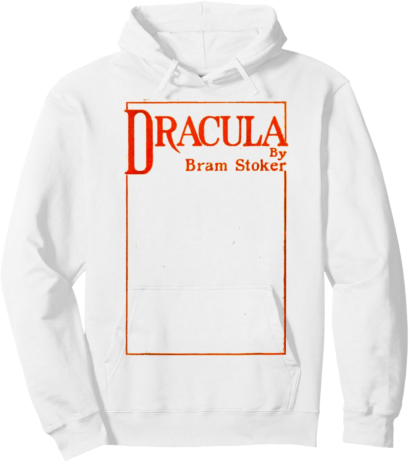 Dracula Bram Stoker Vintage Book Cover Hoodie - Hoodie | White