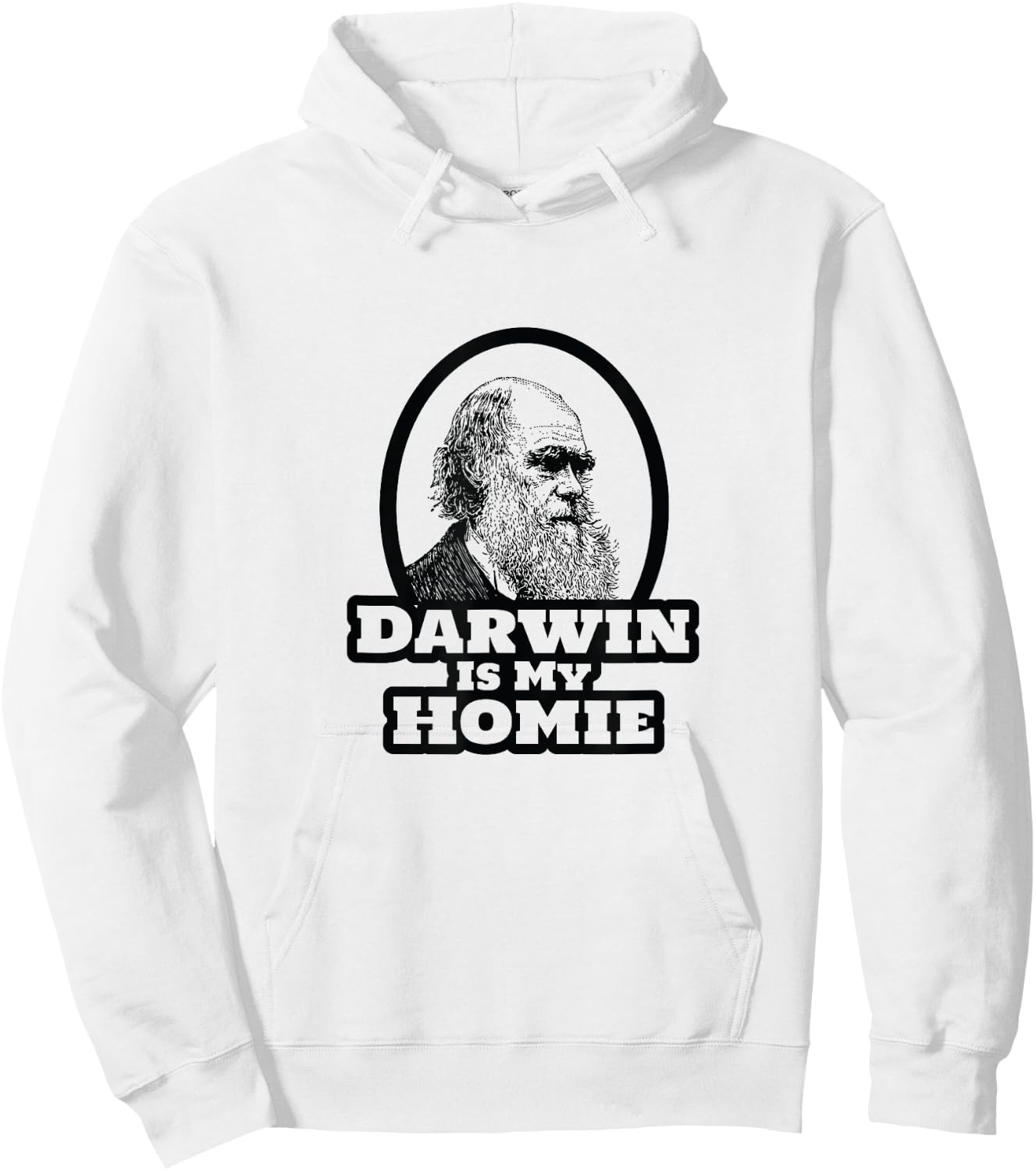 Charles Darwin Shirt Funny Evolution Science Hoodie - Hoodie | White