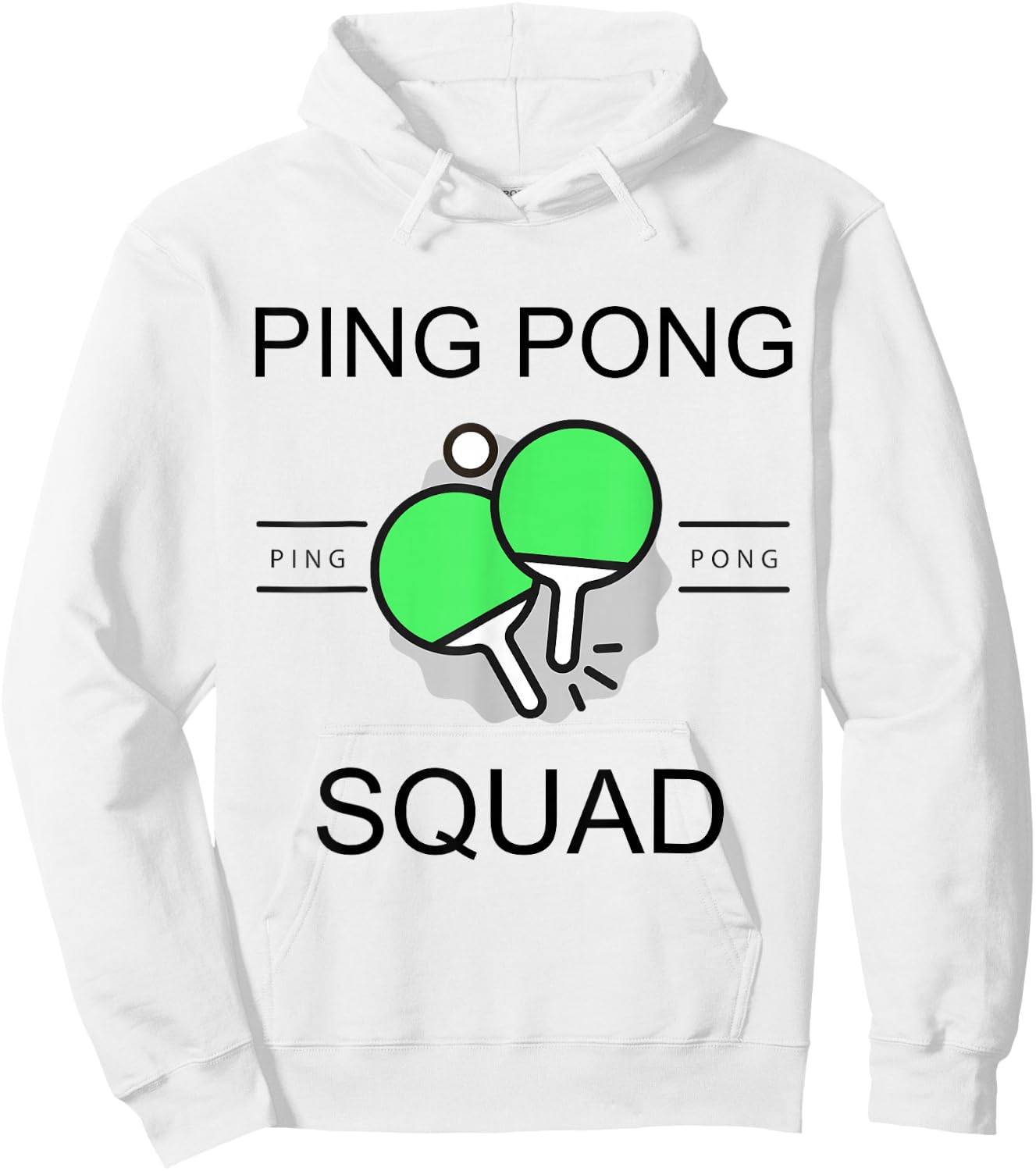 Ping Pong Squad Team Friend Project Gang Party Sport Player Hoodie - Hoodie | White