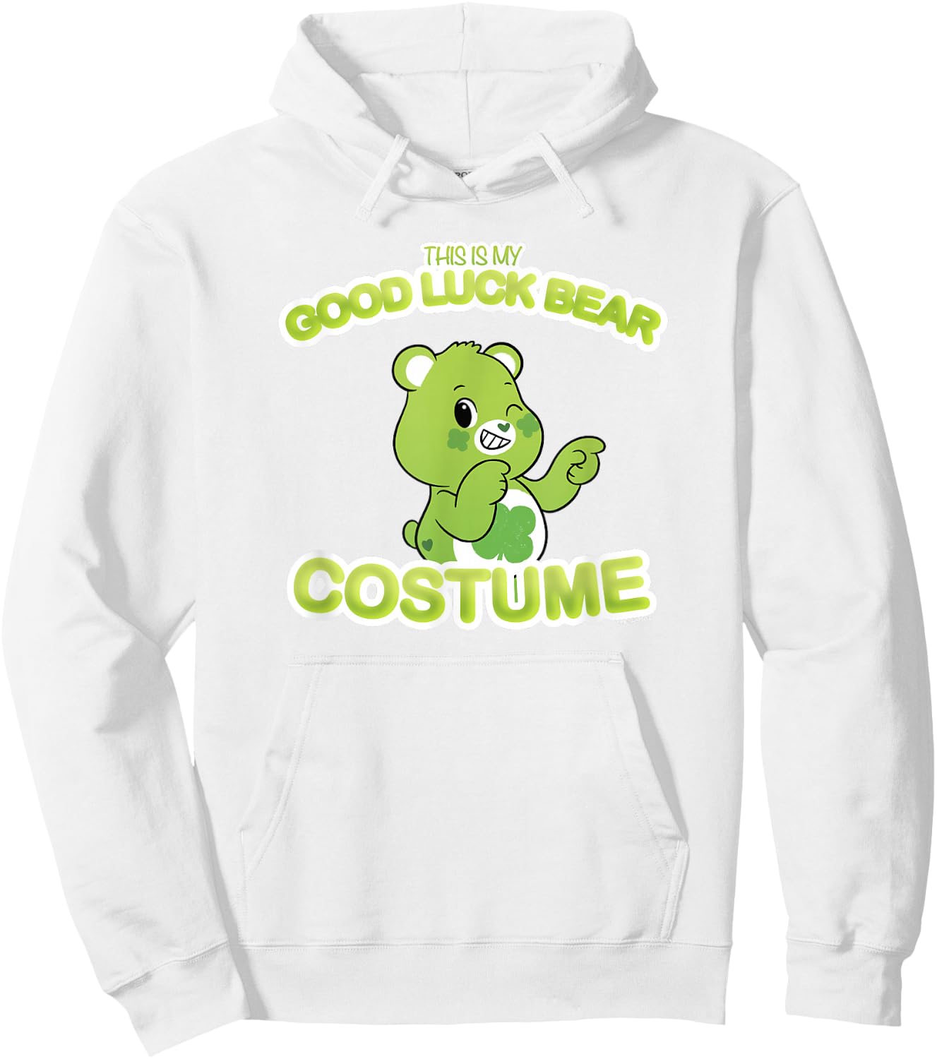 Care Bears Halloween This is My Good Luck Bear Costume Hoodie - Hoodie | White