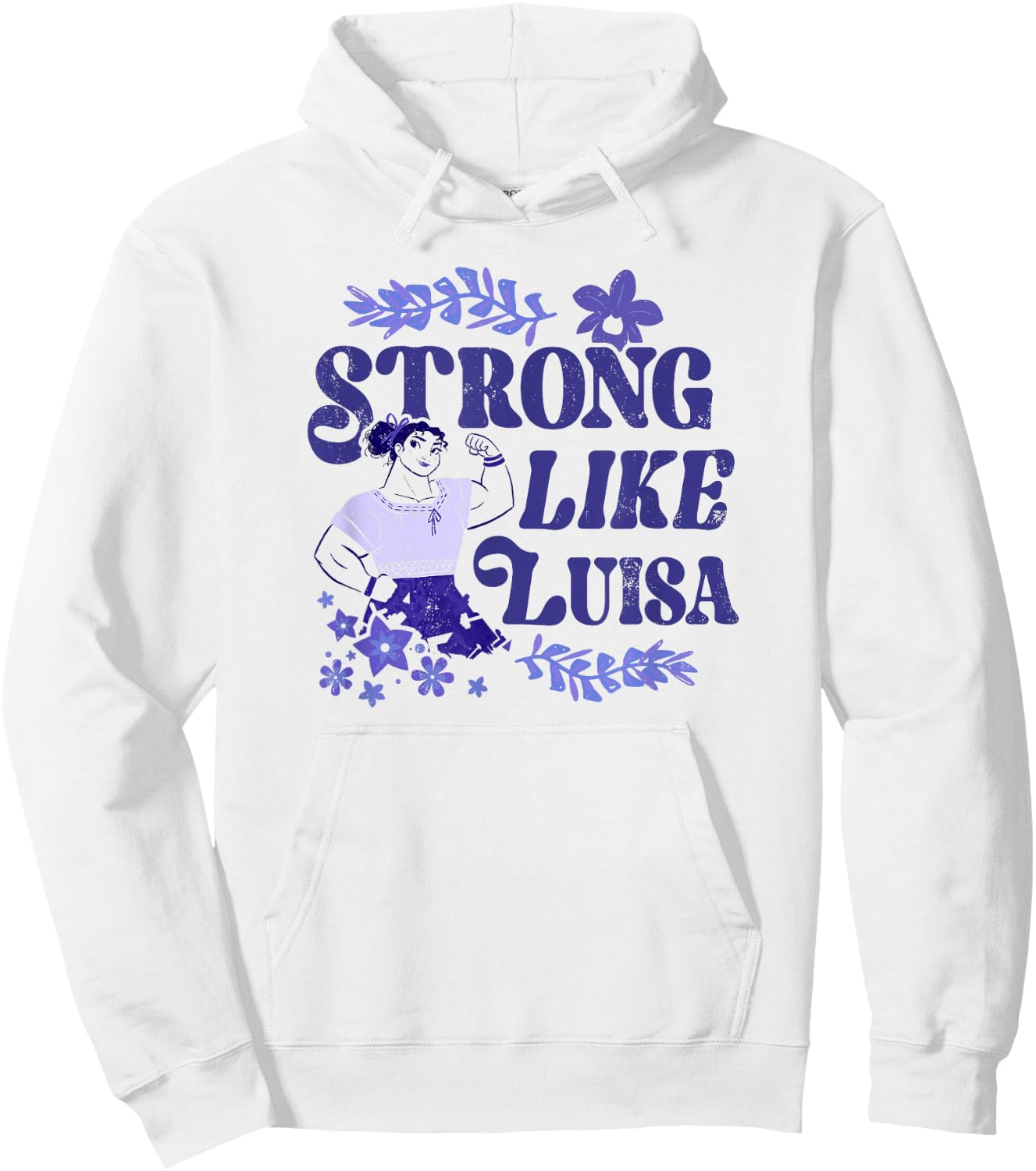 Disney Encanto Strong Like Luisa Inspirational Hoodie - Hoodie | White