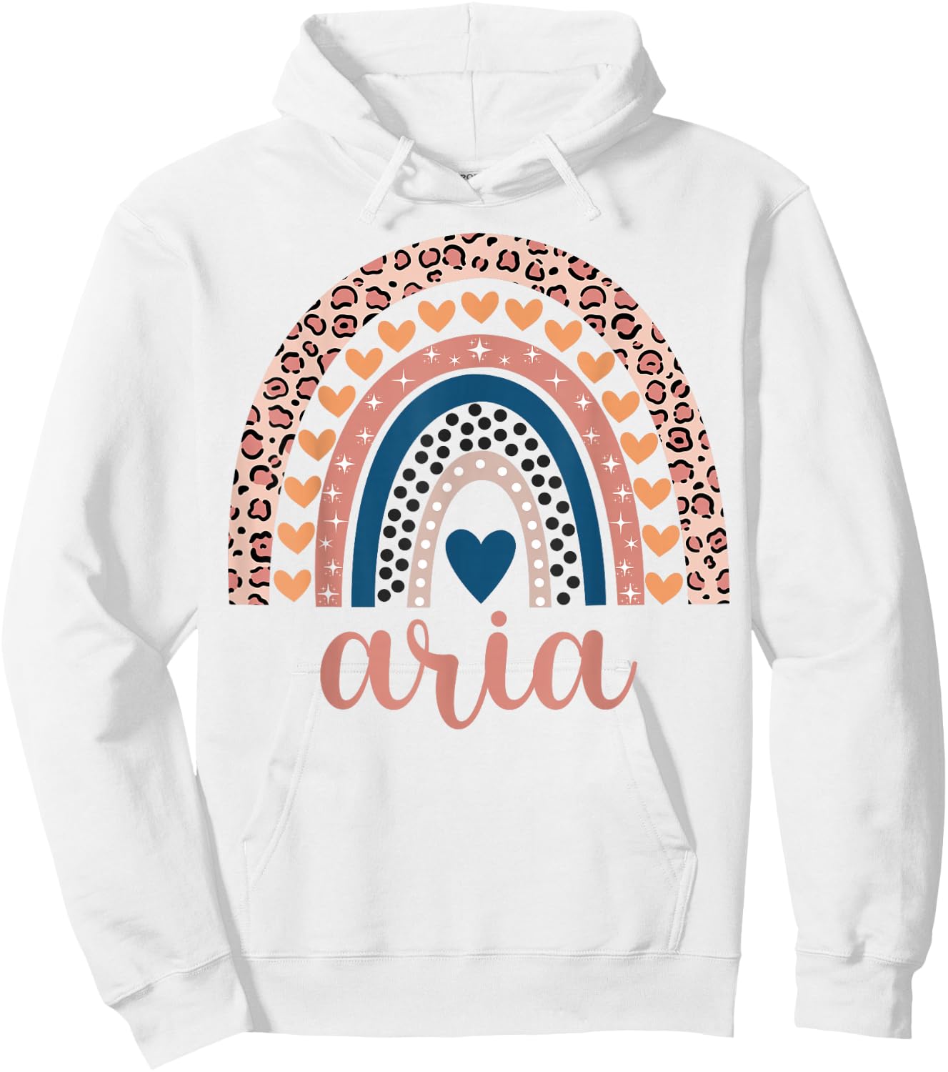 Aria Aria Name Birthday Shirt Gift Hoodie - Hoodie | White