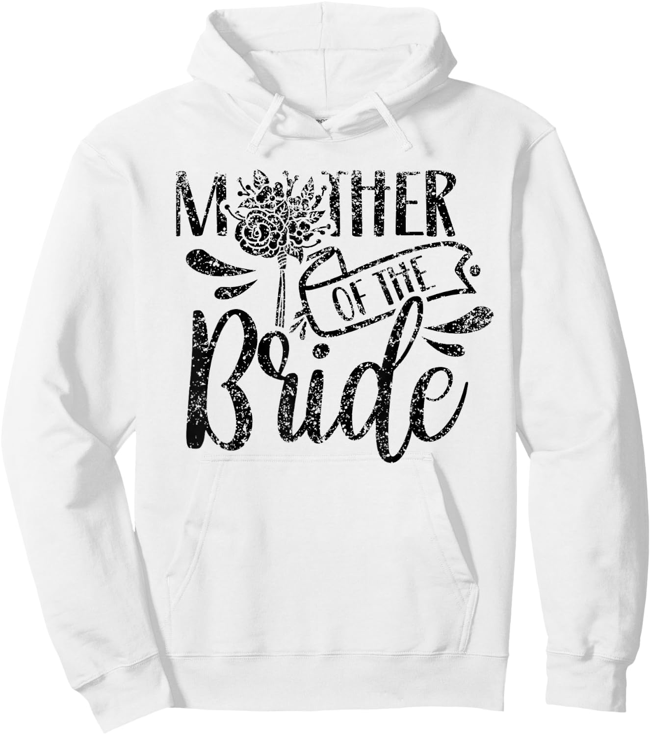 Mother of The Bride Bachelorette Cute Party Wedding Mom Hoodie - Hoodie | White