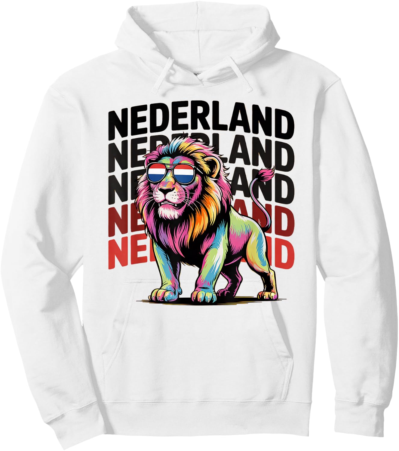 Proud Nederland Boys Oranje Dad Netherlands Hup Holland Lion Hoodie - Hoodie | White