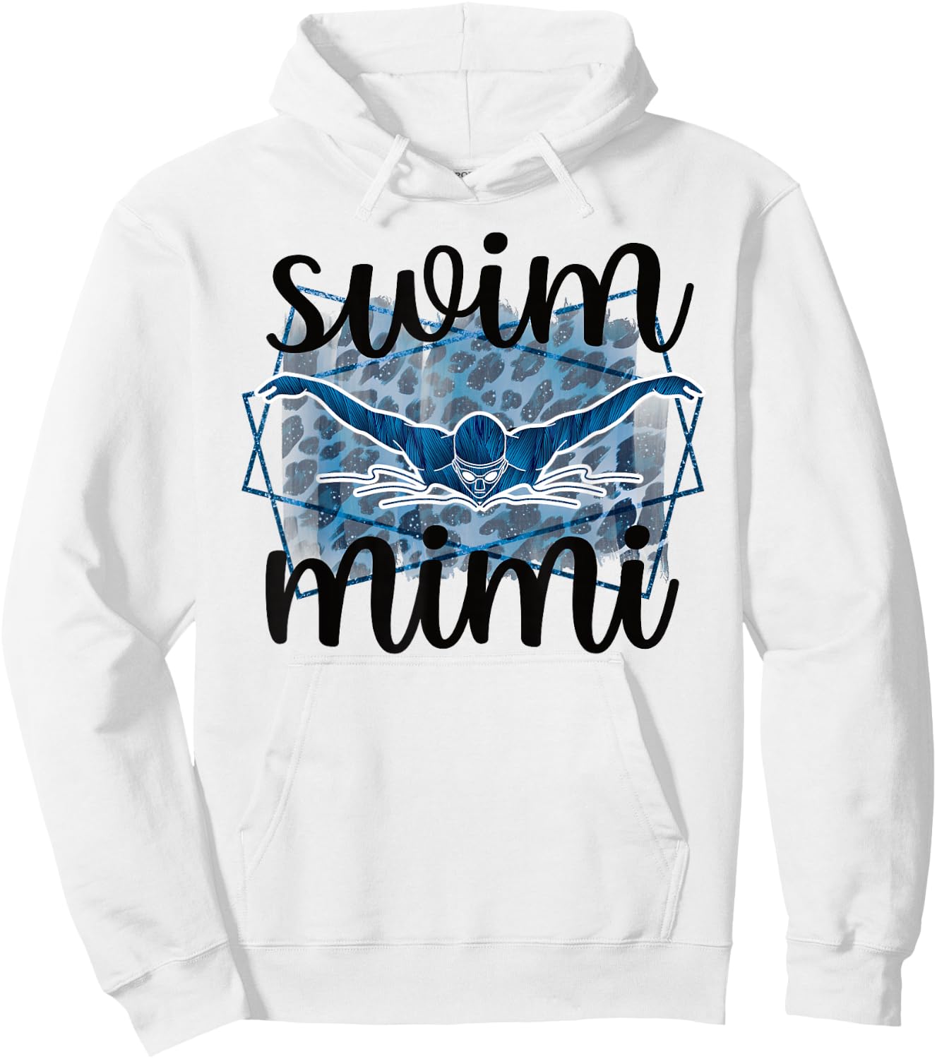 Proud Swim Mimi Of A Swimmer Mimi Grandma Hoodie - Hoodie | White