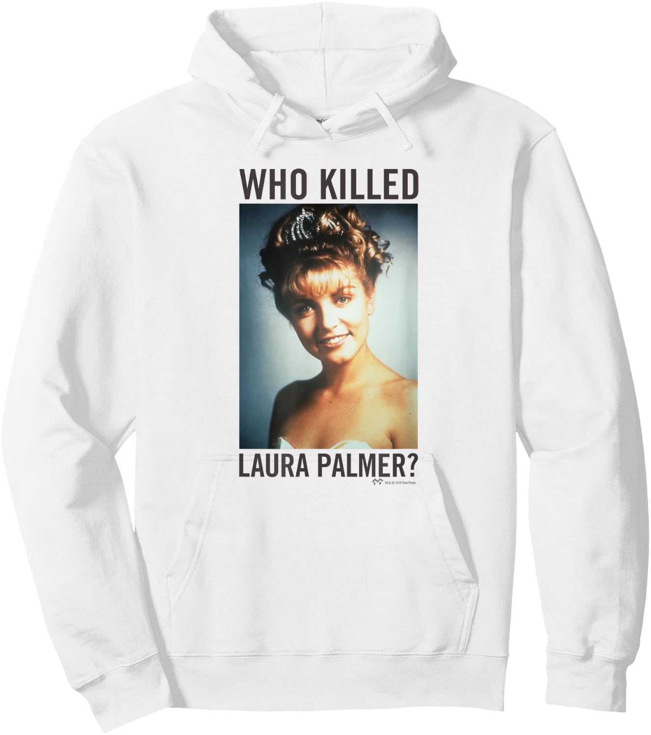 Twin Peaks Who Killed Laura Palmer? Hoodie - Hoodie | White