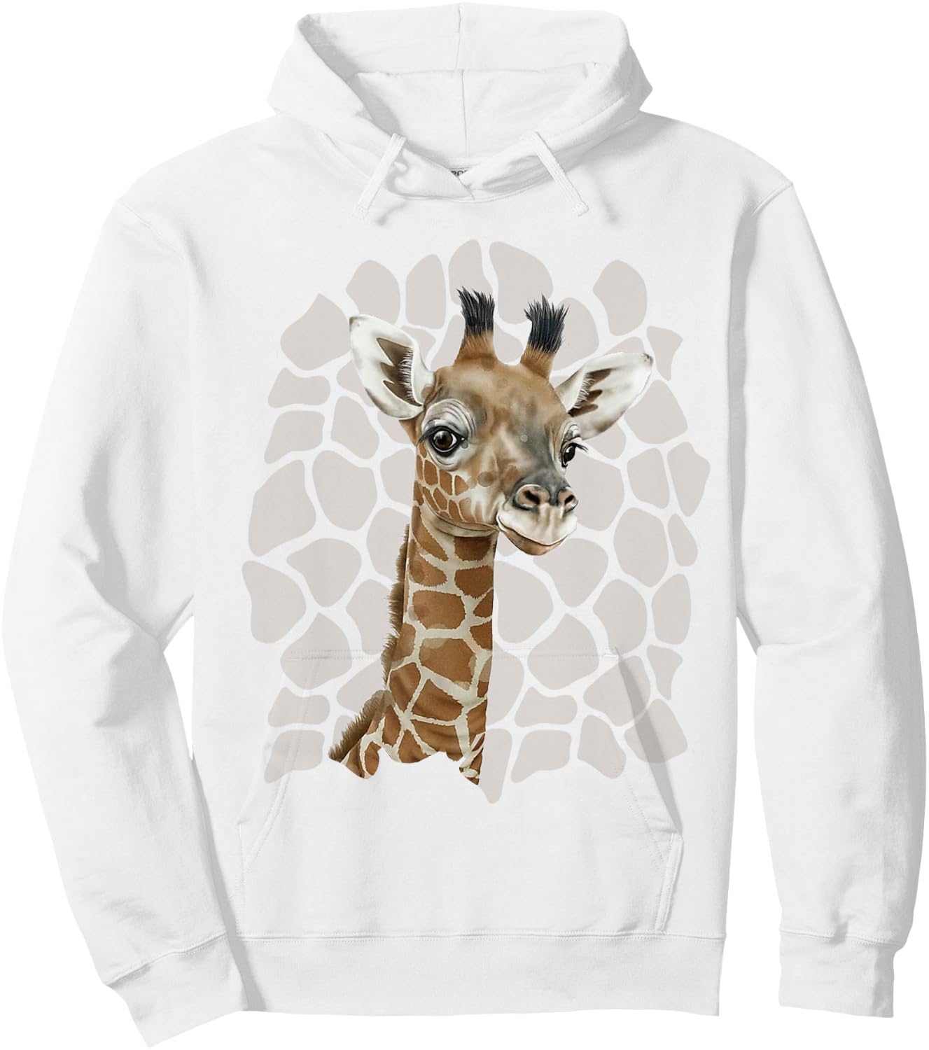 Love Giraffes Women Shirt Giraffe Lovers for Kids and Girls Hoodie - Hoodie | White