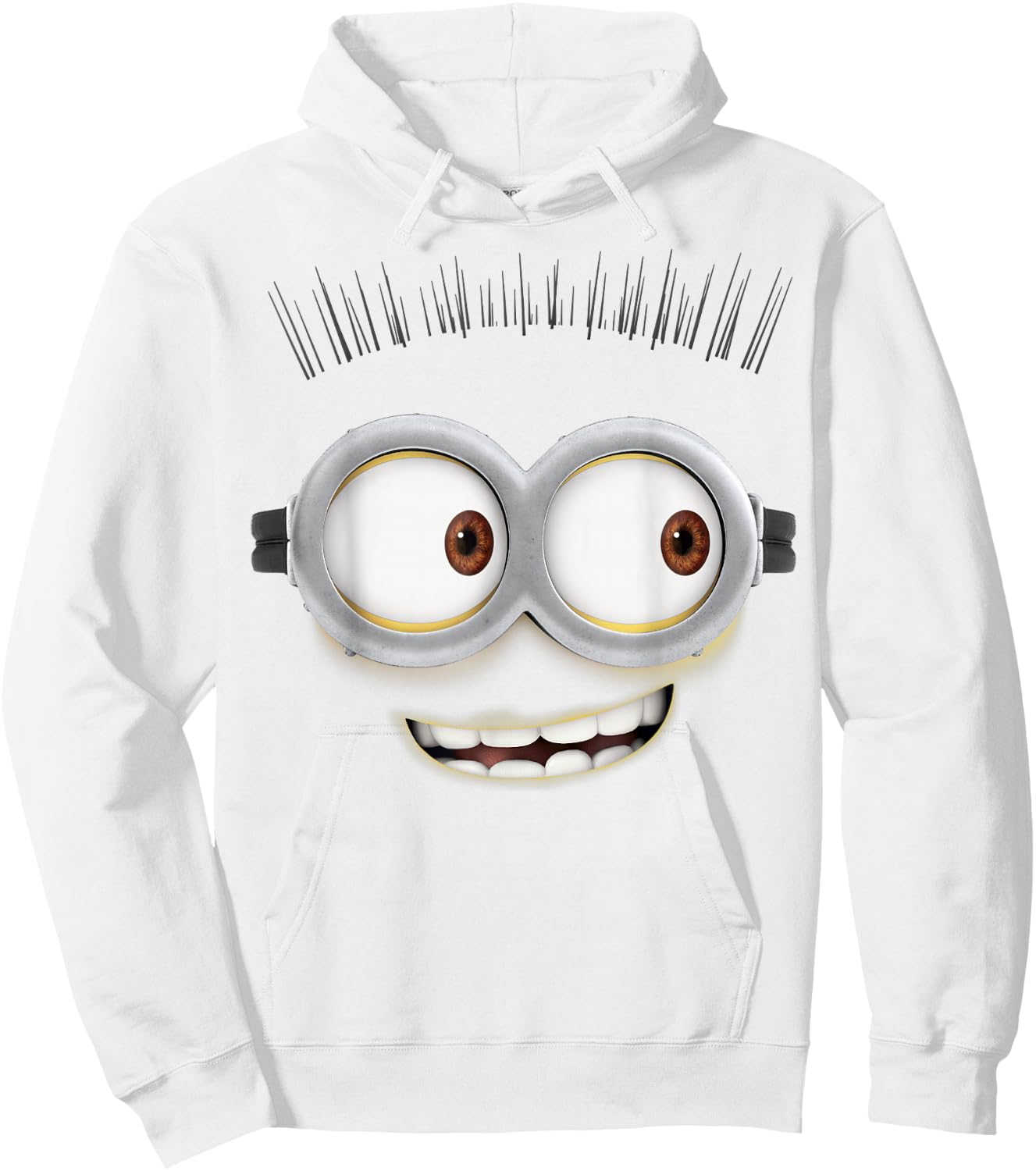 Despicable Me Minions Tom Big Smile Graphic Hoodie - Hoodie | White