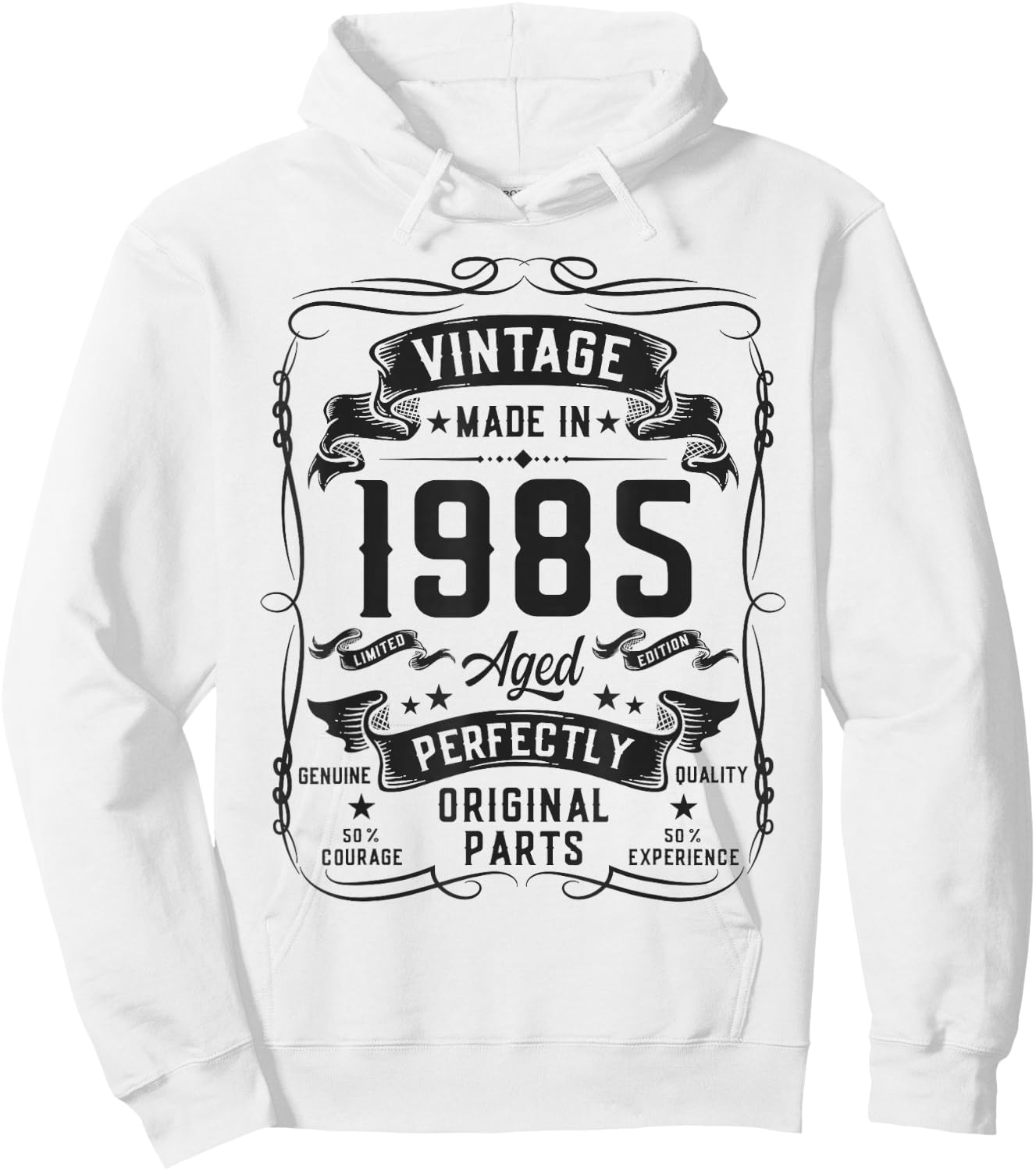 Vintage 1985 41yr 41st Birthday Gifts 41 Years Old Hoodie - Hoodie | White