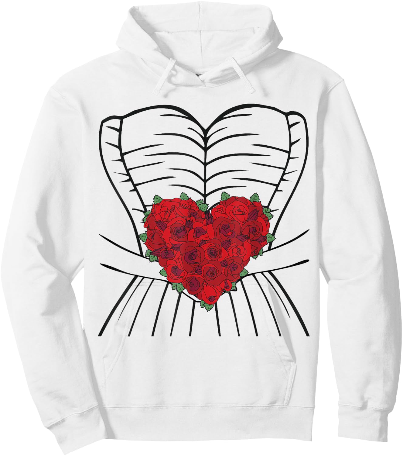 Wedding Dress Bride Funny Bridal Gown Marriage Cute Hoodie - Hoodie | White