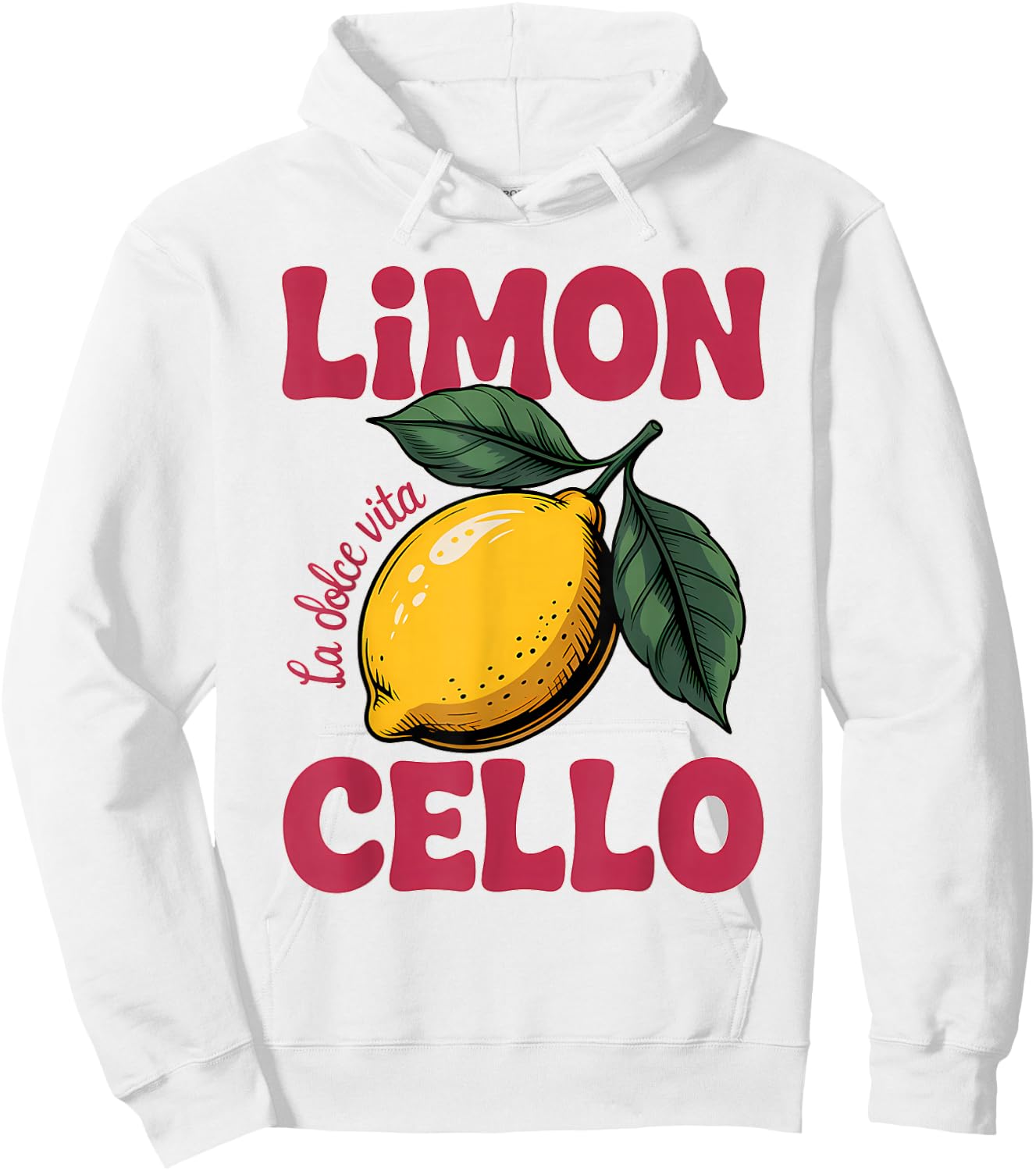 Lemon Liqueur Refreshing Delicious Italy Drink Limoncello Hoodie - Hoodie | White