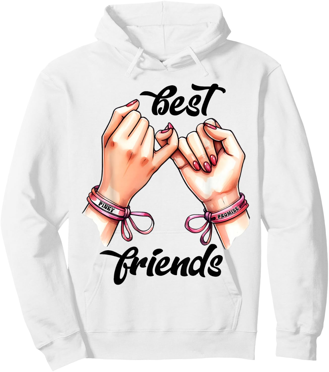 BFF Spirit Week Girls Besties Matching Hoodie - Hoodie | White