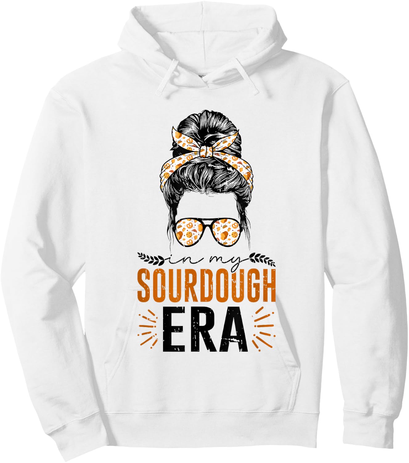 In My Sourdough Era Bread Baking Sourdough Enthusiast Hoodie - Hoodie | White