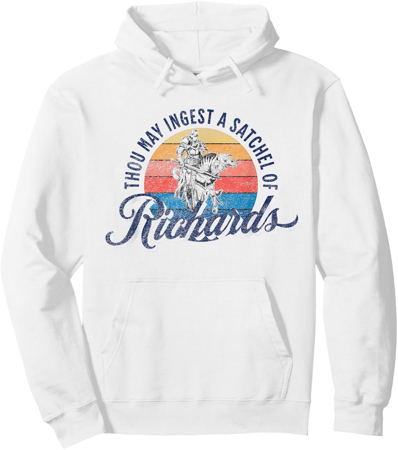 Eat A Bag Of Dicks - Thou May Ingest A Satchel Of Richards Hoodie - Hoodie | White