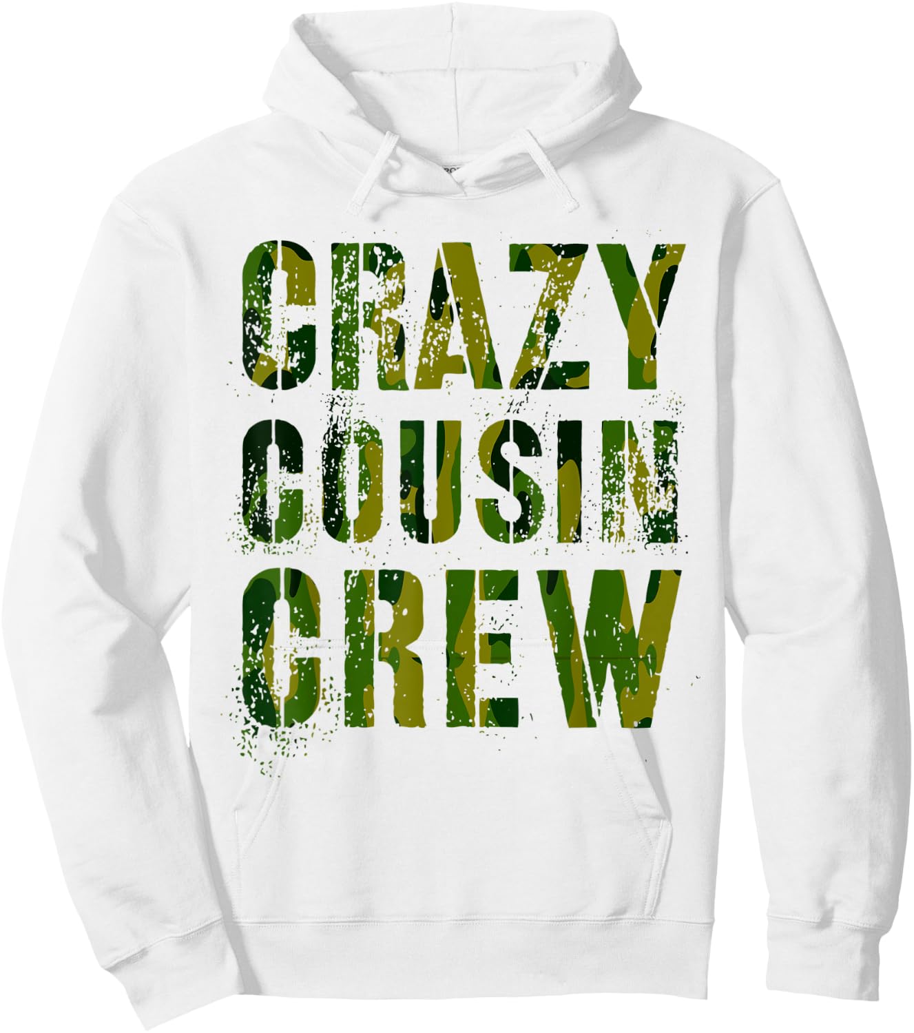 CRAZY COUSIN CREW Camo Funny Mawmaw Pawpaw Reeducation Hoodie - Hoodie | White