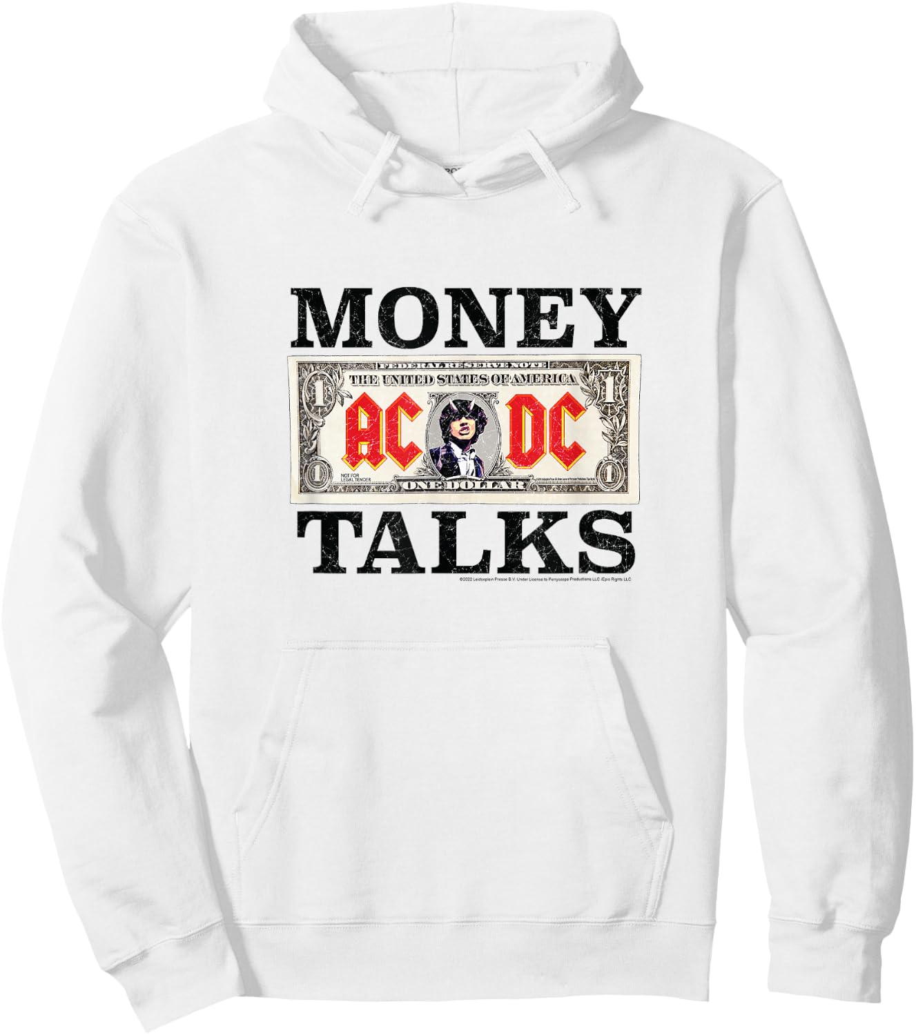 ACDC - Money Talks Hoodie - Hoodie | White