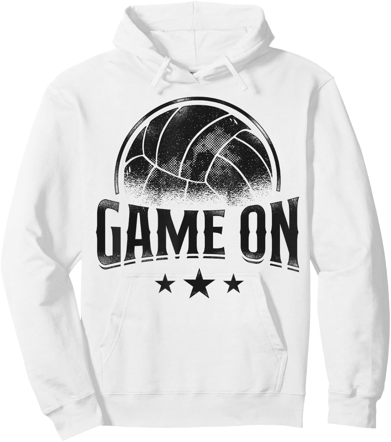 Volleyball Player Team Vintage Game On Hoodie - Hoodie | White
