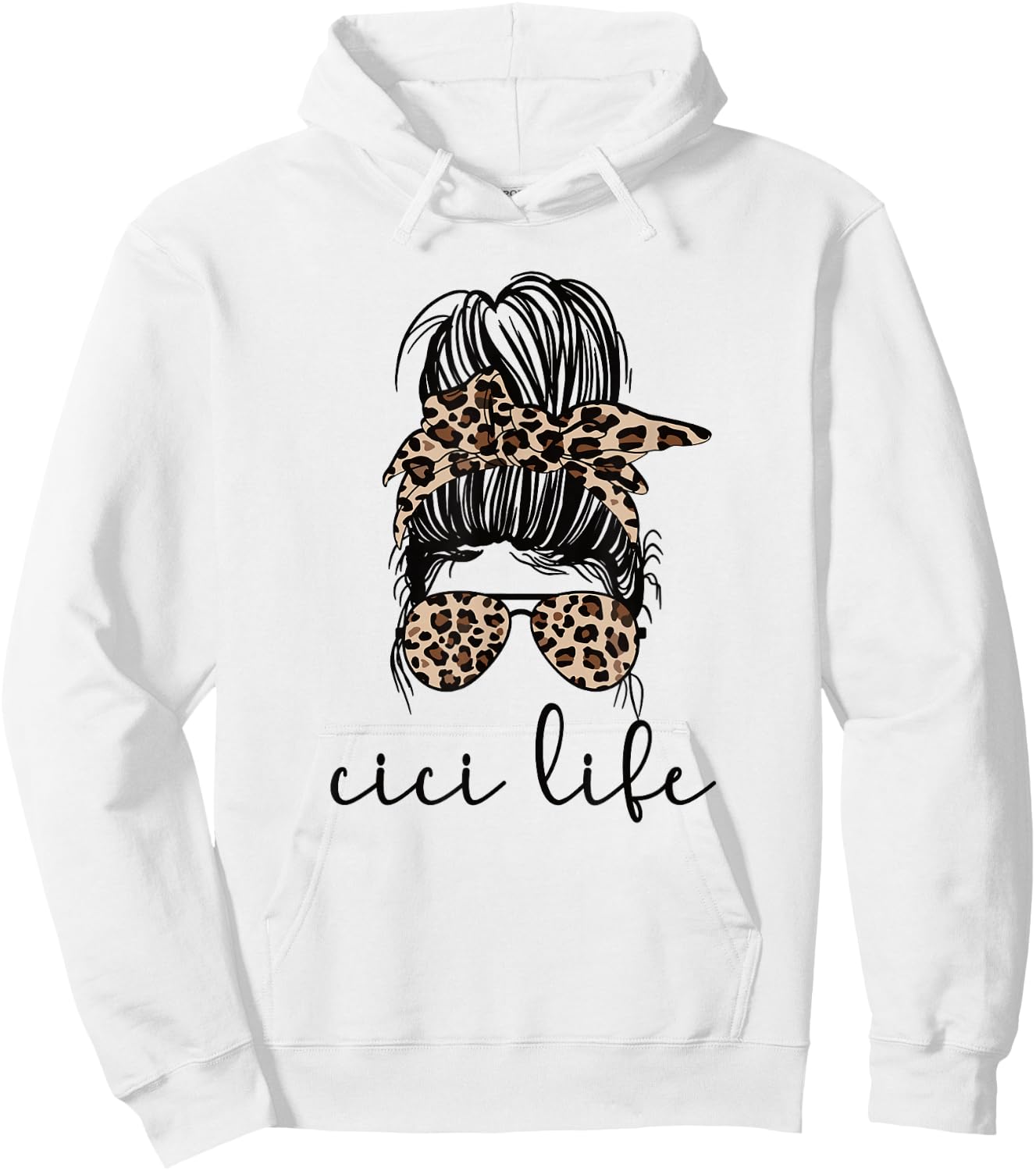 Cici Life Blessed Cici Grandmother Cici Grandma Hoodie - Hoodie | White