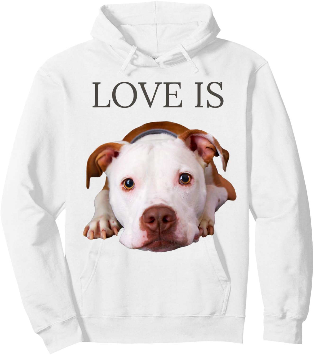 Pitbull Shirt Pittie Mom Dad Bullie Dog Women Men Love Hoodie - Hoodie | White