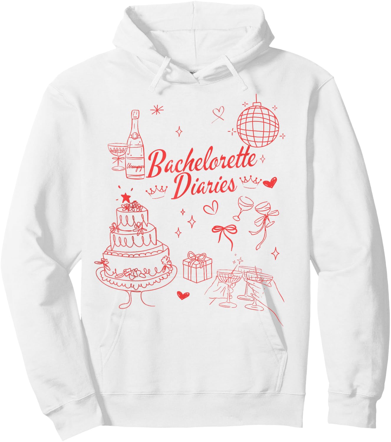 Bachelorette Party Hoodie - Hoodie | White