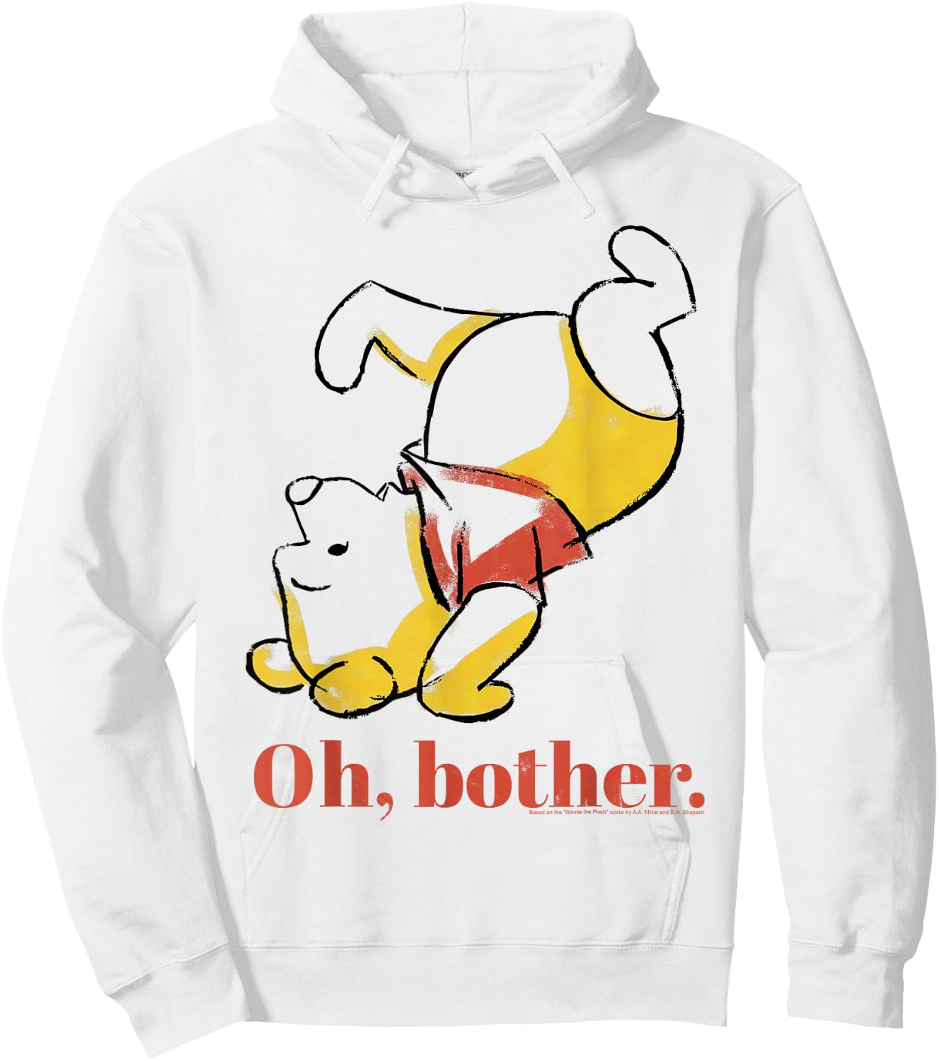 Disney Winnie The Pooh Oh Bother Sketch Hoodie - Hoodie | White