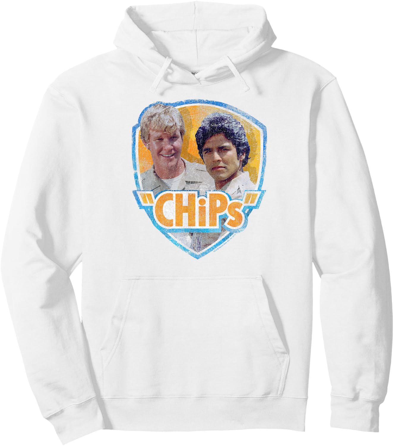 Chips TV Series Characters Hoodie - Hoodie | White