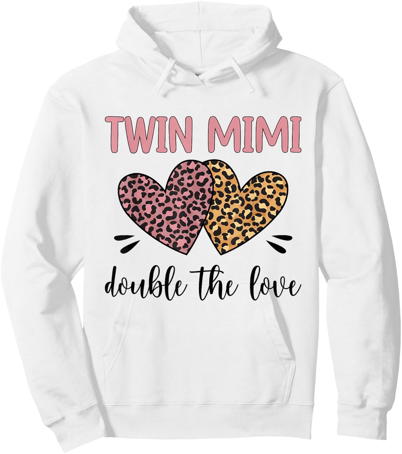Twin Mimi Double The Love Mimi Of Twins Hoodie - Hoodie | White