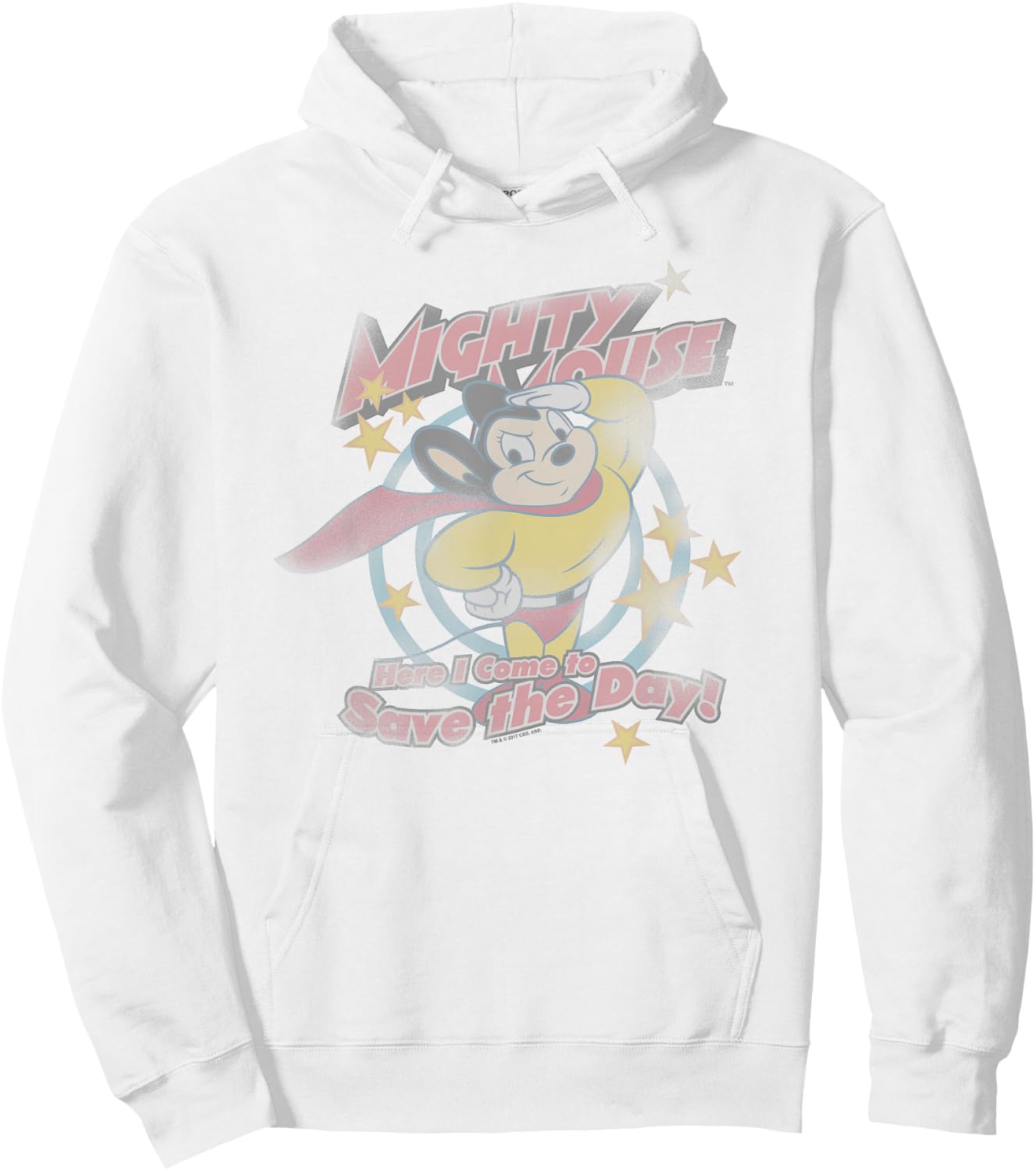 Mighty Mouse at Your Service Hoodie - Hoodie | White