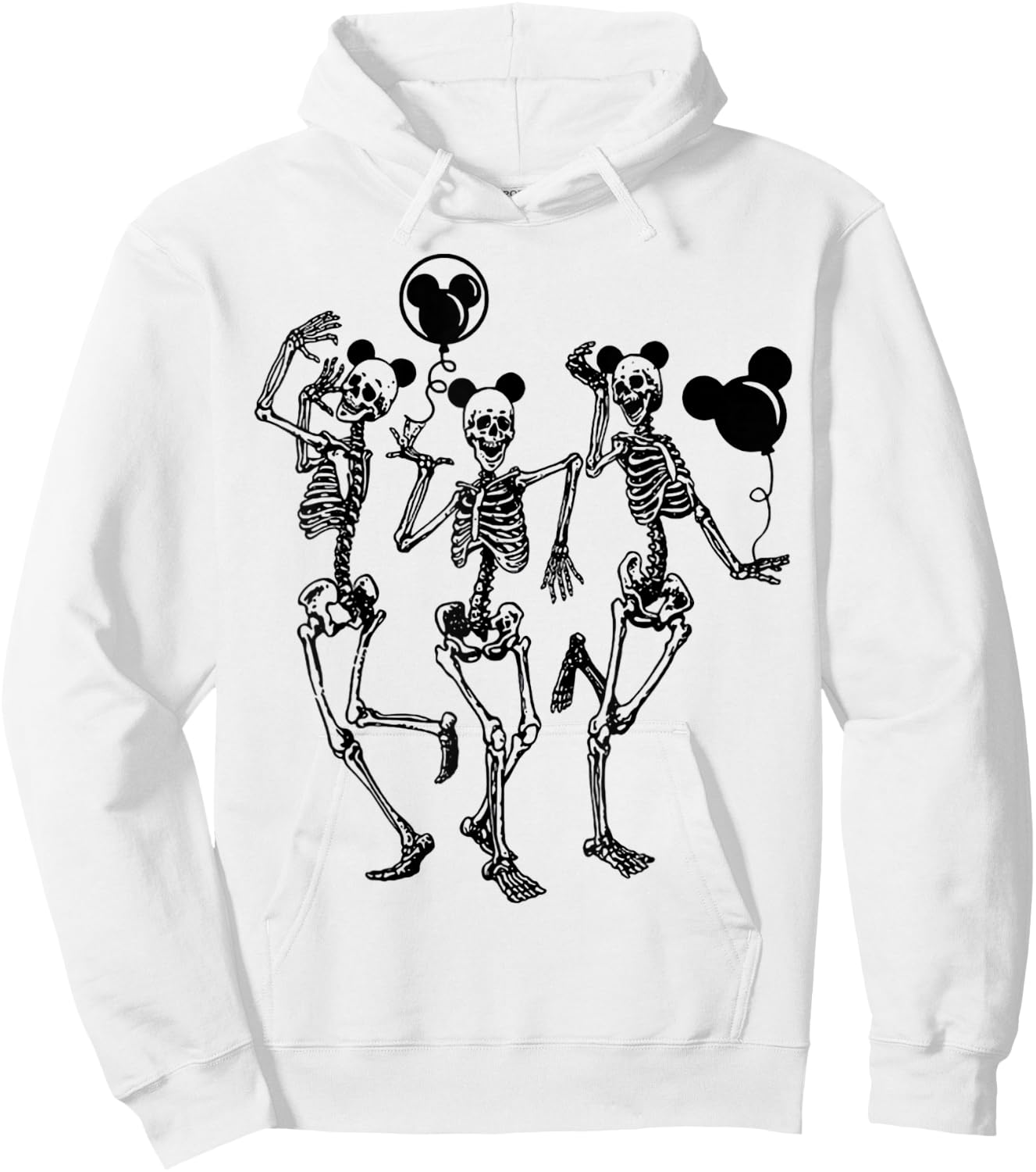 Halloween Skeleton Mic.ke Dis.ne Skeleton Lovers Funny Hoodie - Hoodie | White