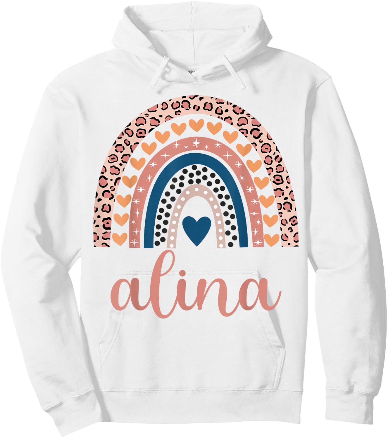 Alina Alina Name Birthday Shirt Gift Hoodie - Hoodie | White