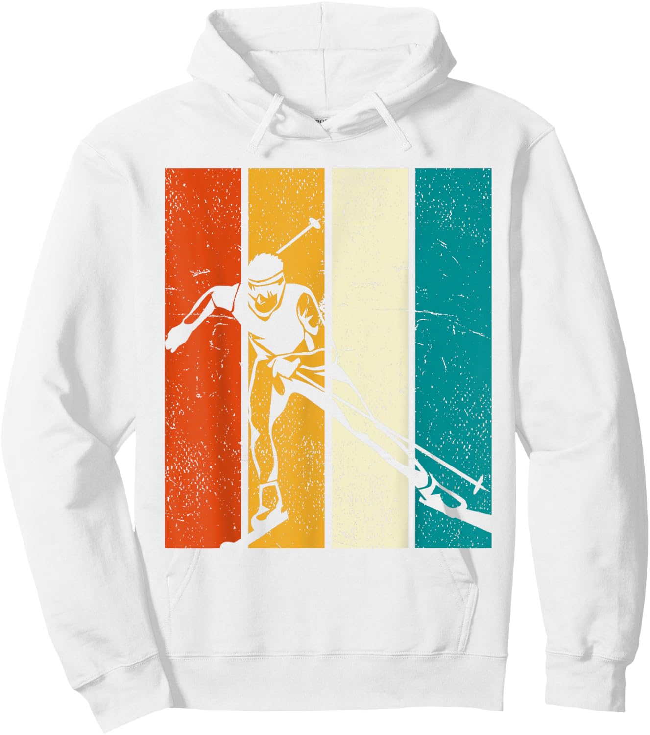 Retro Ski Hoodie - Hoodie | White