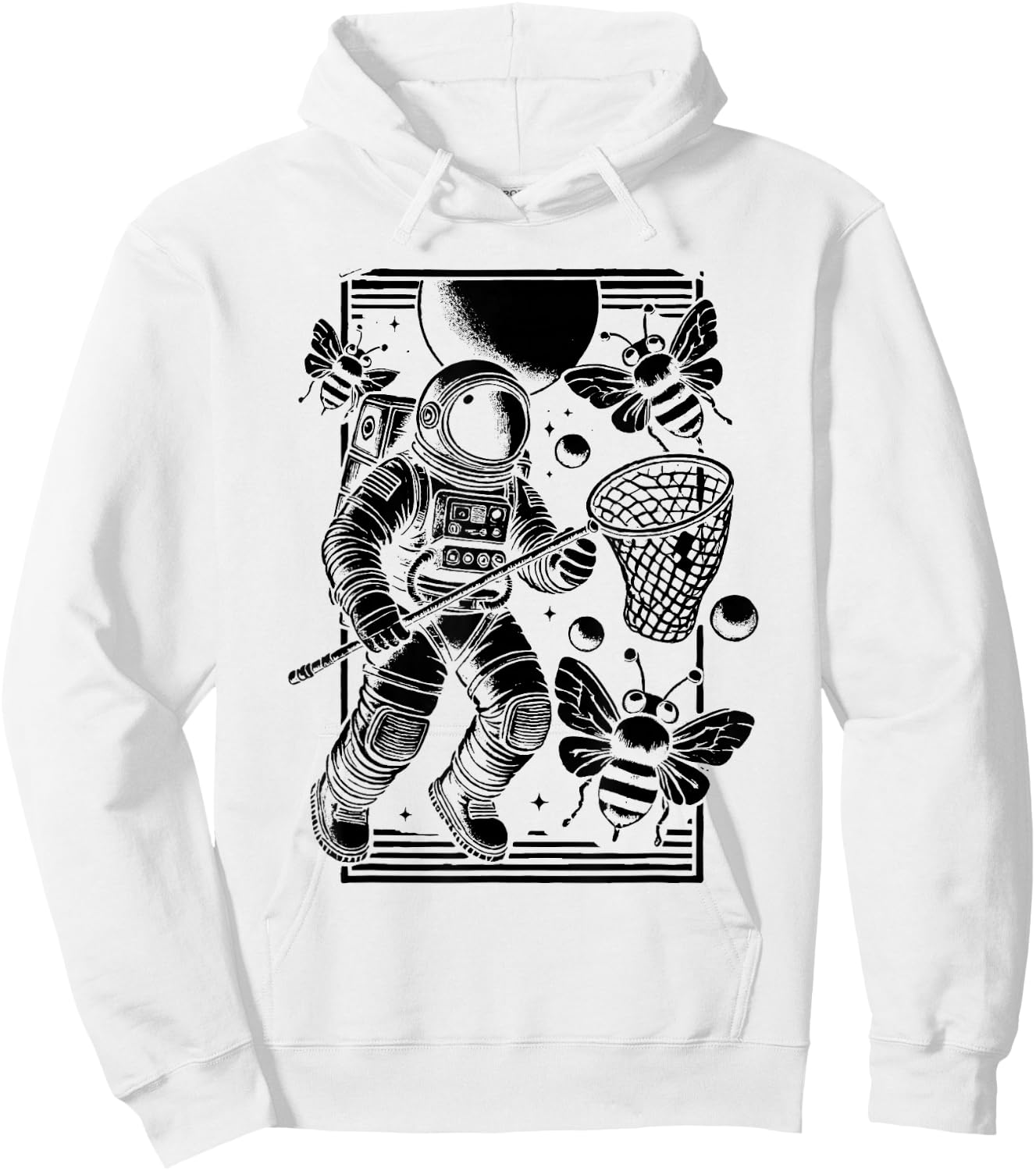 Astronaut Playing With Bugs Entomologist Entomology Bug Hoodie - Hoodie | White
