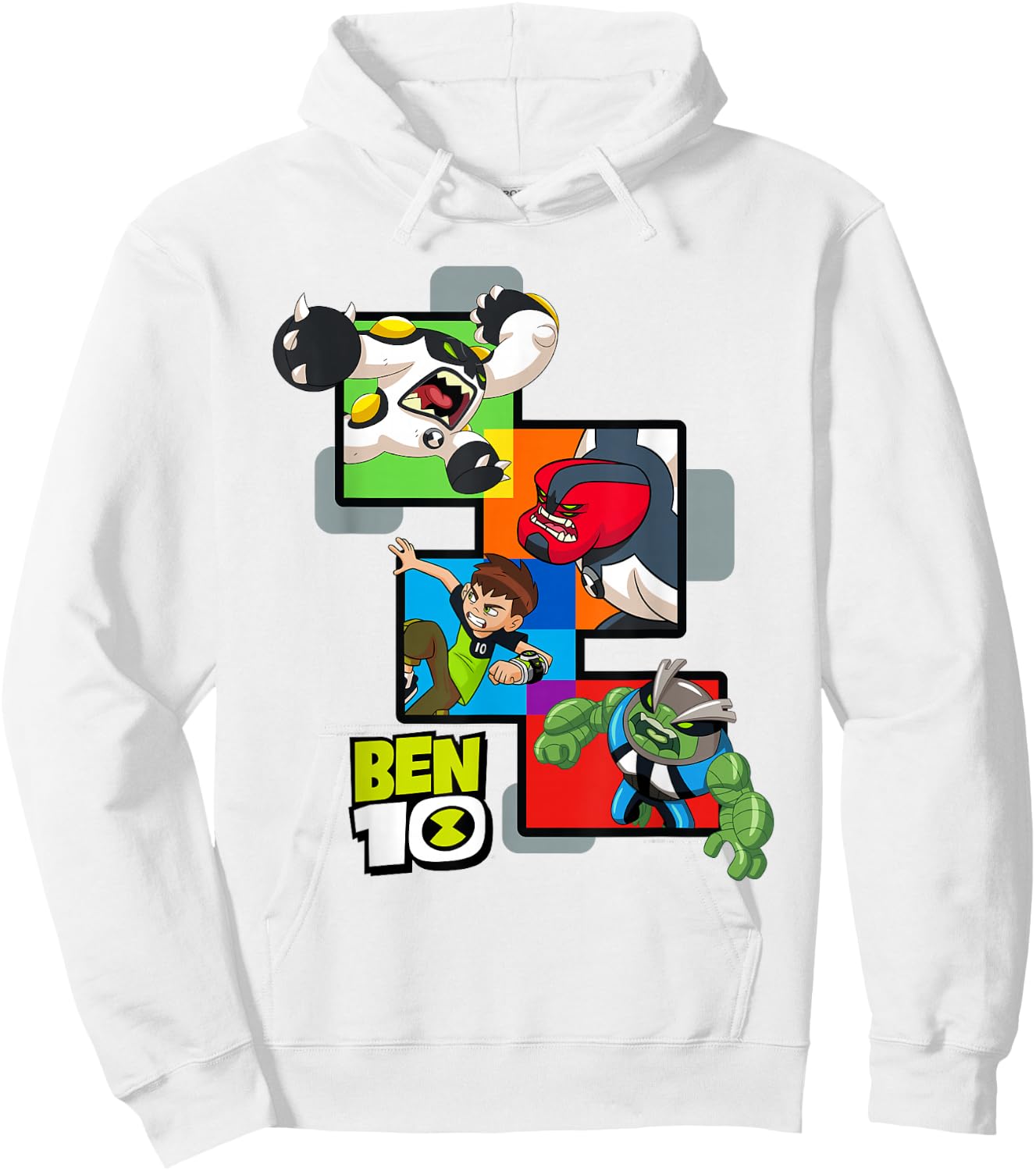Ben 10 are You Ready? Hoodie - Hoodie | White