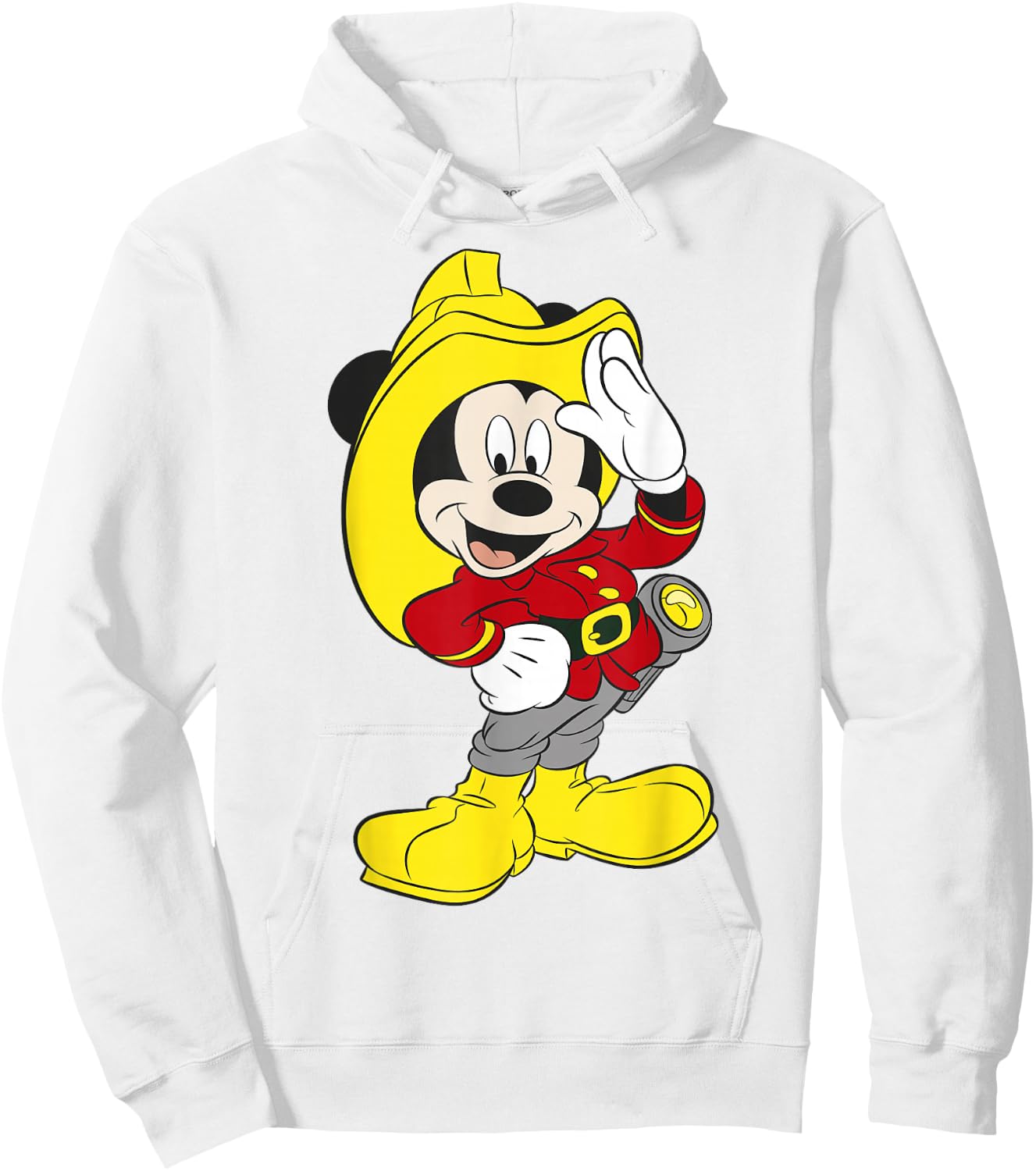 Disney Mickey Mouse Firefighter Outfit Hoodie - Hoodie | White