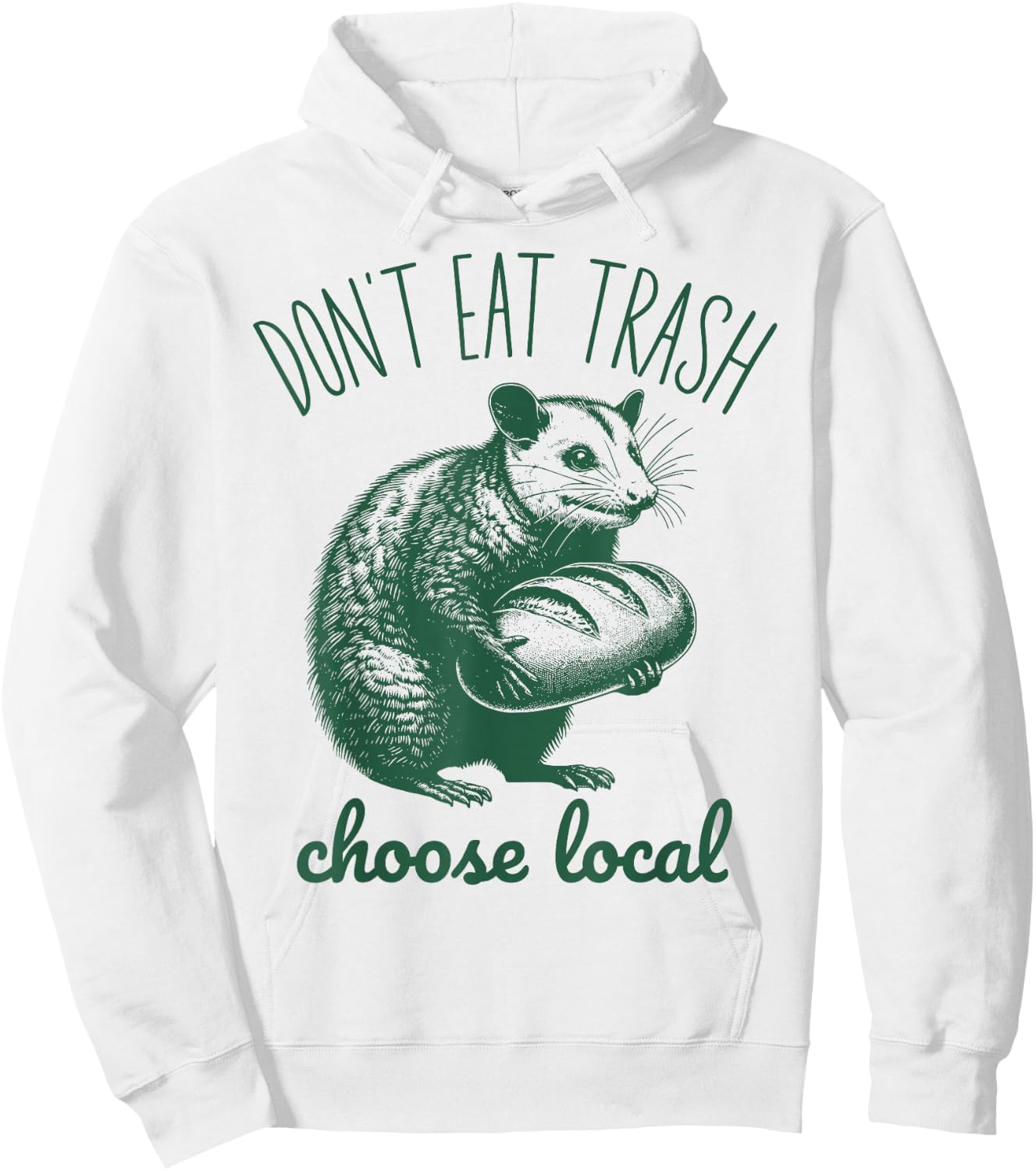 Local Bread Maker Possum Bake Funny Sourdough Starter Baking Hoodie - Hoodie | White