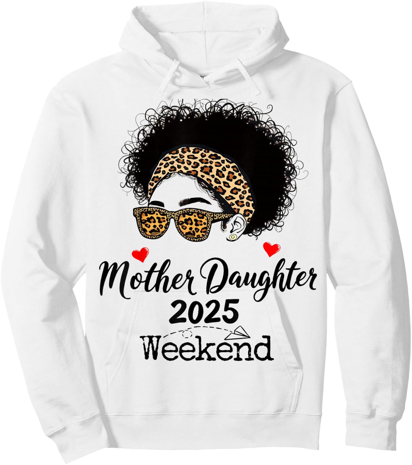 Cute Mother Daughter Weekend 2025 Family Vacation Girls Trip Hoodie - Hoodie | White