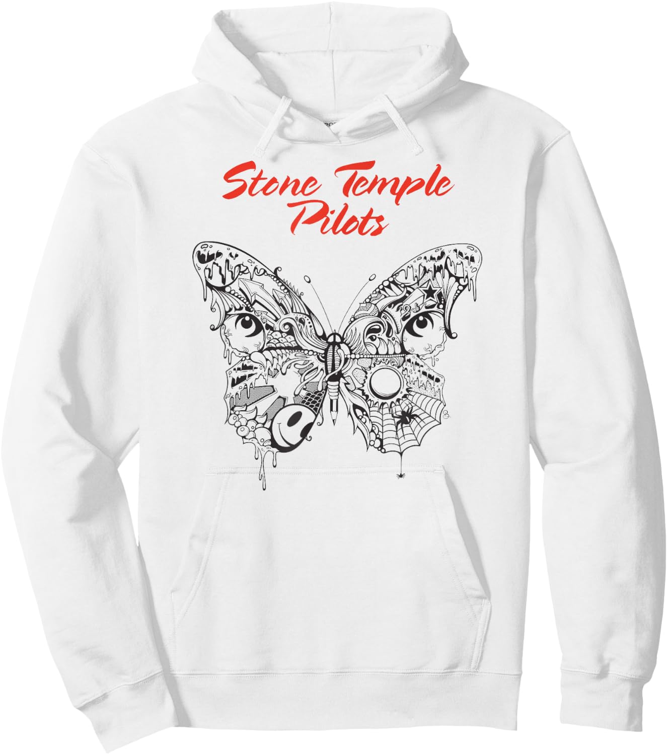 Stone Temple Pilots – Butterfly Hoodie - Hoodie | White