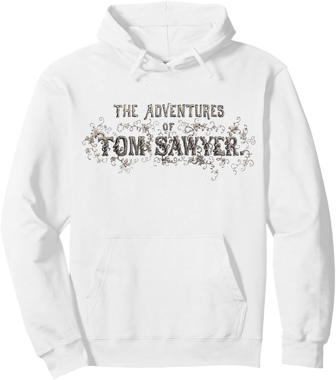 Tom Sawyer Adventures Title Page Hoodie - Hoodie | White