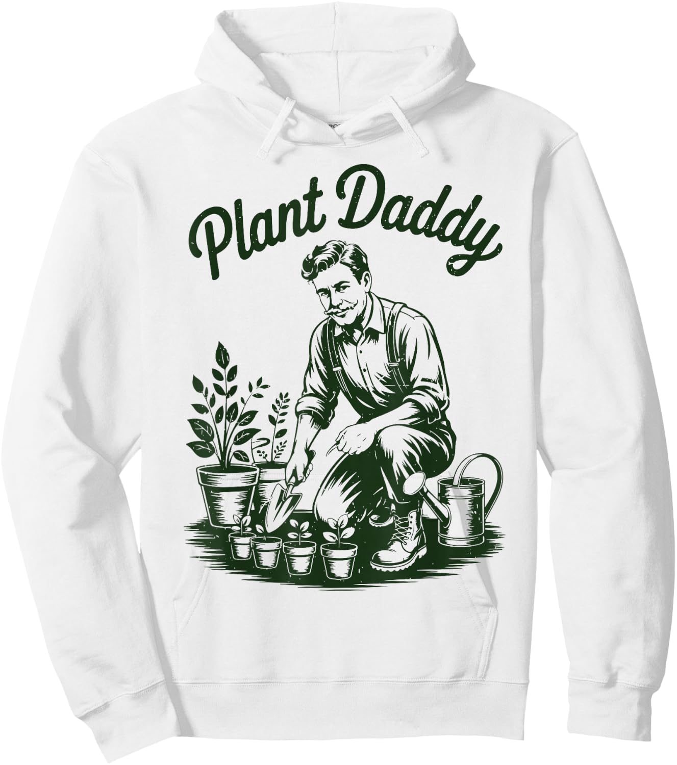 Garden Dad Father Day Gift Plant Daddy Papa Husband Gardener Hoodie - Hoodie | White