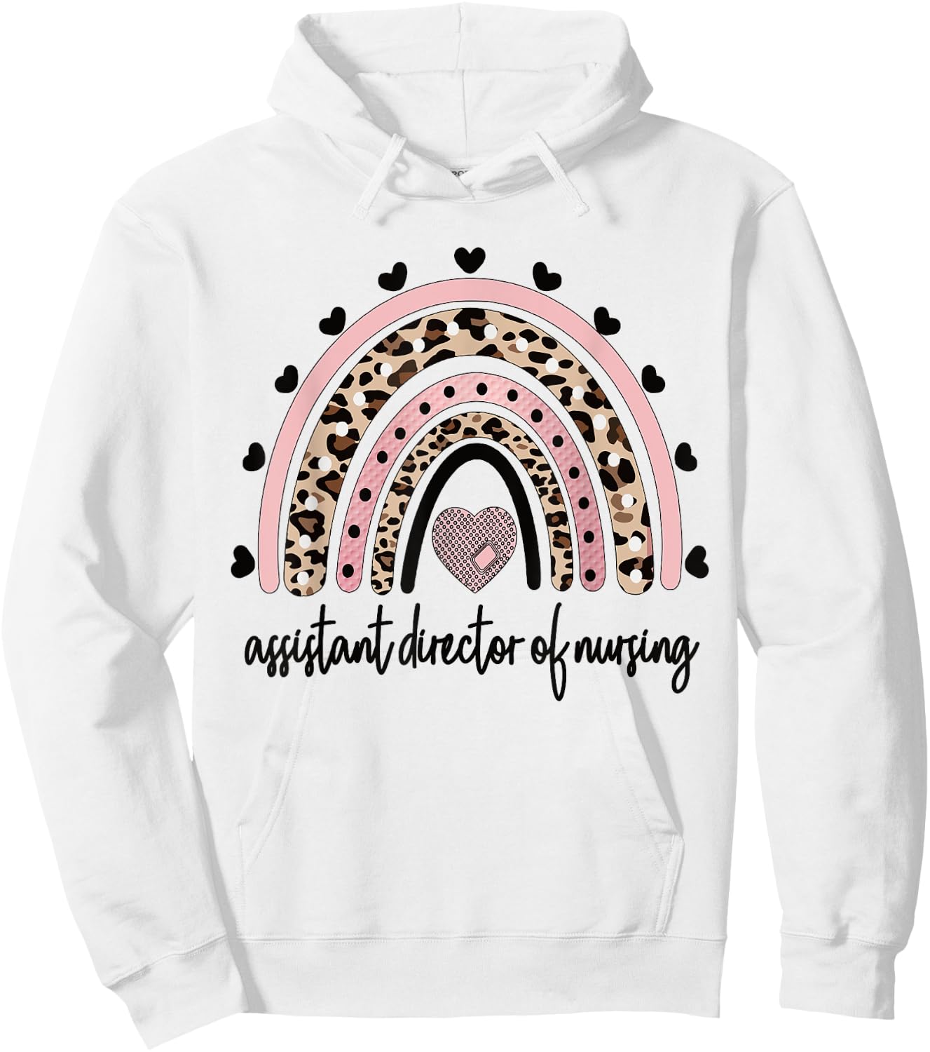 Nursing Assistant Director Of Nursing Rainbow Hoodie - Hoodie | White