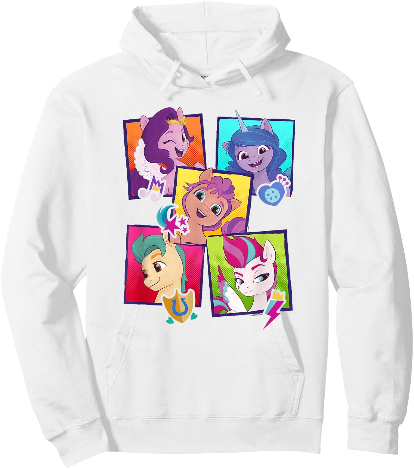 My Little Pony: A New Generation Group Pony Boxes Hoodie - Hoodie | White