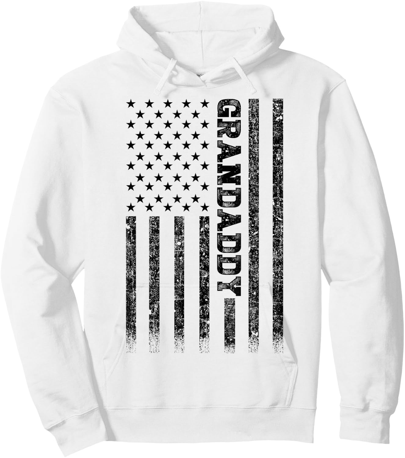 Grandaddy American Flag Women Kids Men Hoodie - Hoodie | White