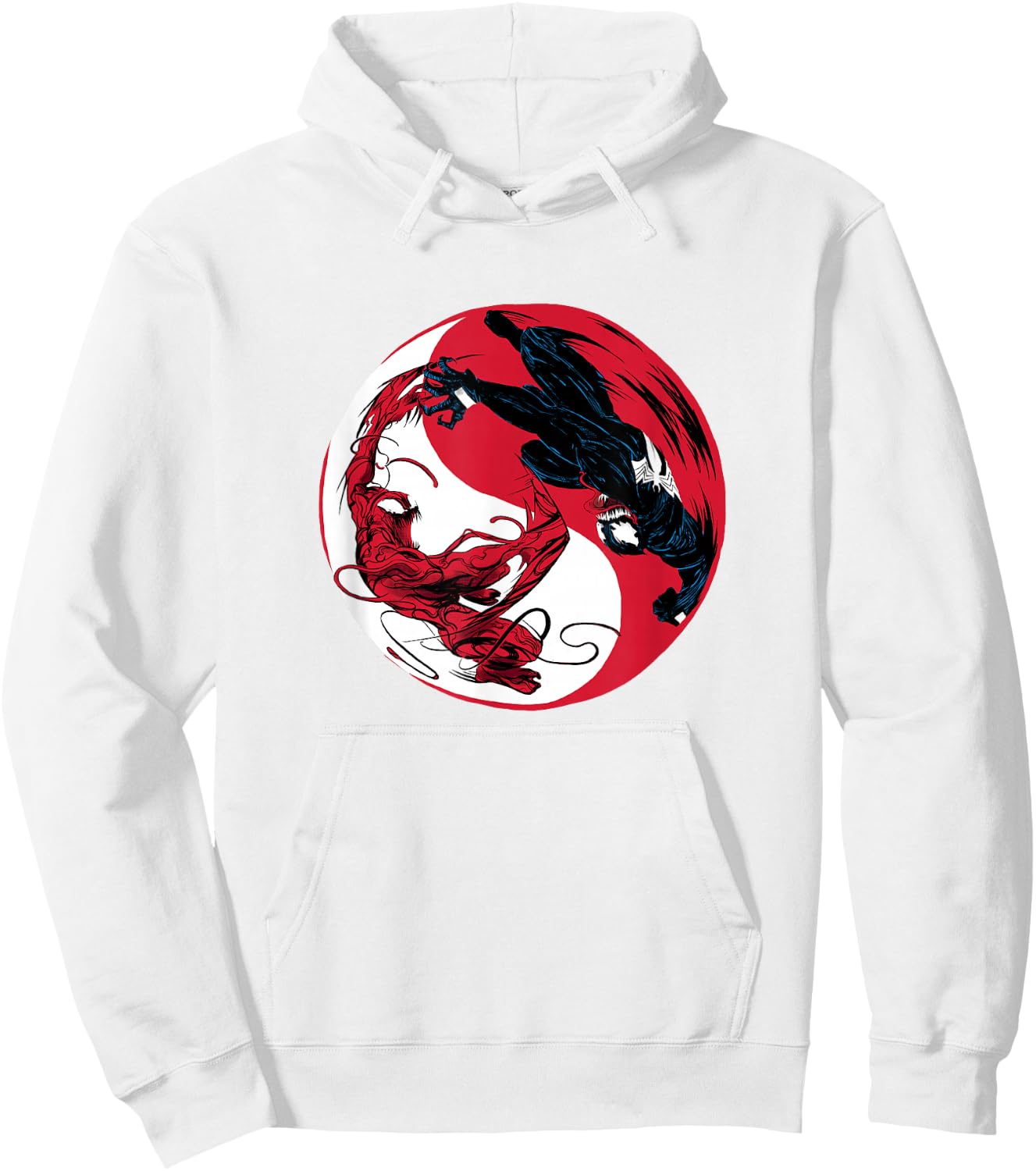 Marvel Venom: Let There Be Carnage Yin Yang Hoodie - Hoodie | White