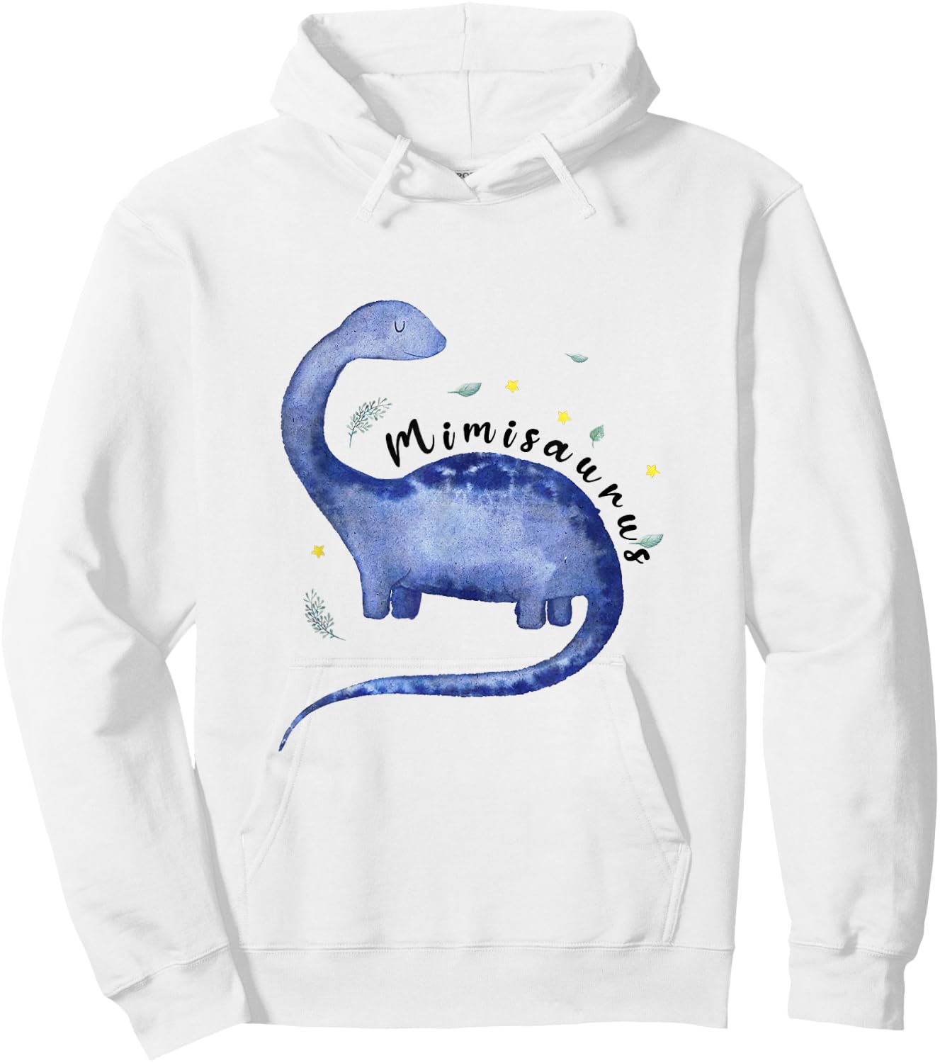 Mimisaurus Big Dinosaur Argentinosaurus Grandma Mimi Saurus Hoodie - Hoodie | White