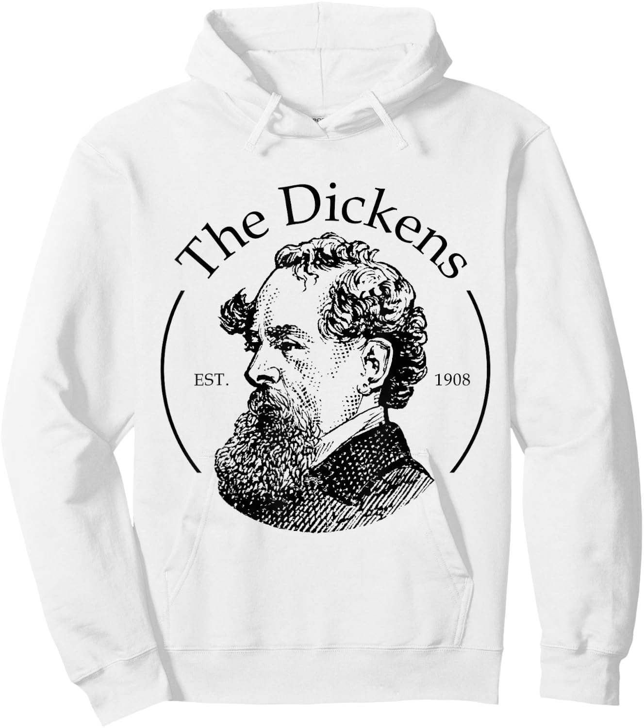 The Dickens Shirt Funny Charles Dickens Literature Book Club Hoodie - Hoodie | White