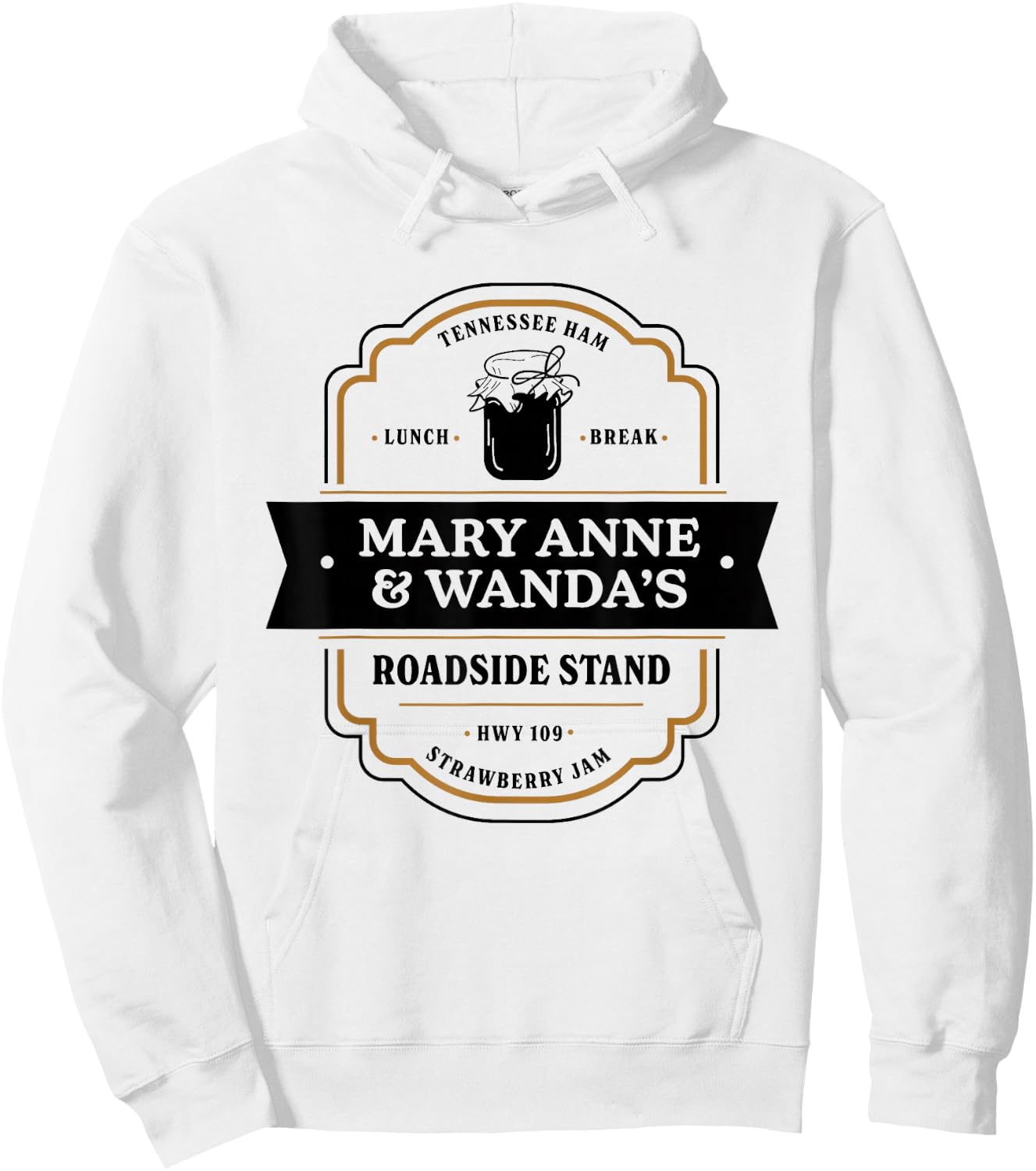 Mary Anne and Wanda farmers market Tennessee ham Hoodie - Hoodie | White