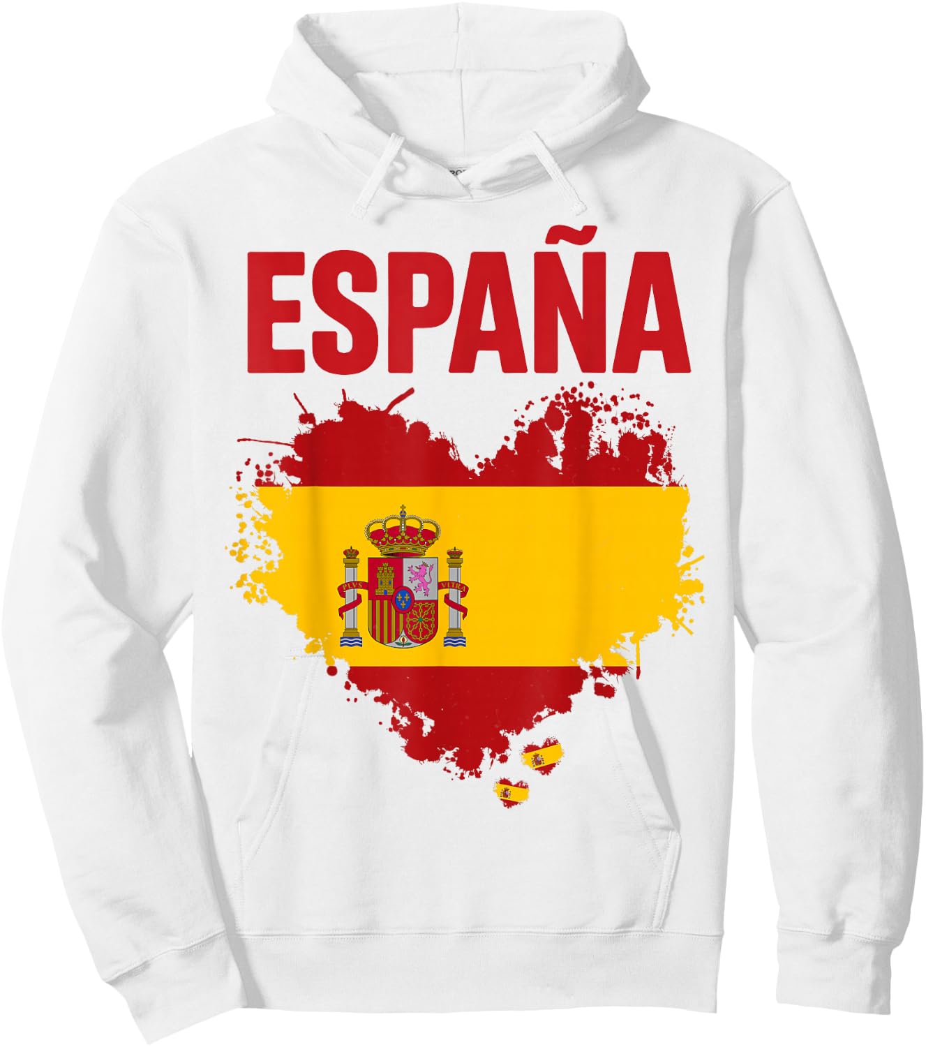 Spanish Flag Idea for Kids España Bandera española Spain Hoodie - Hoodie | White