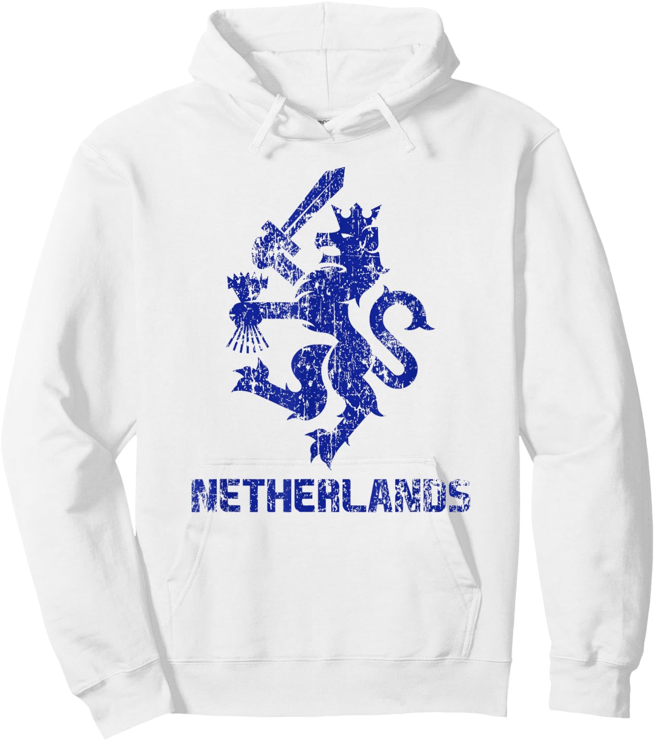 Netherlands Flag Dutch Lion Nederland International Country Hoodie - Hoodie | White